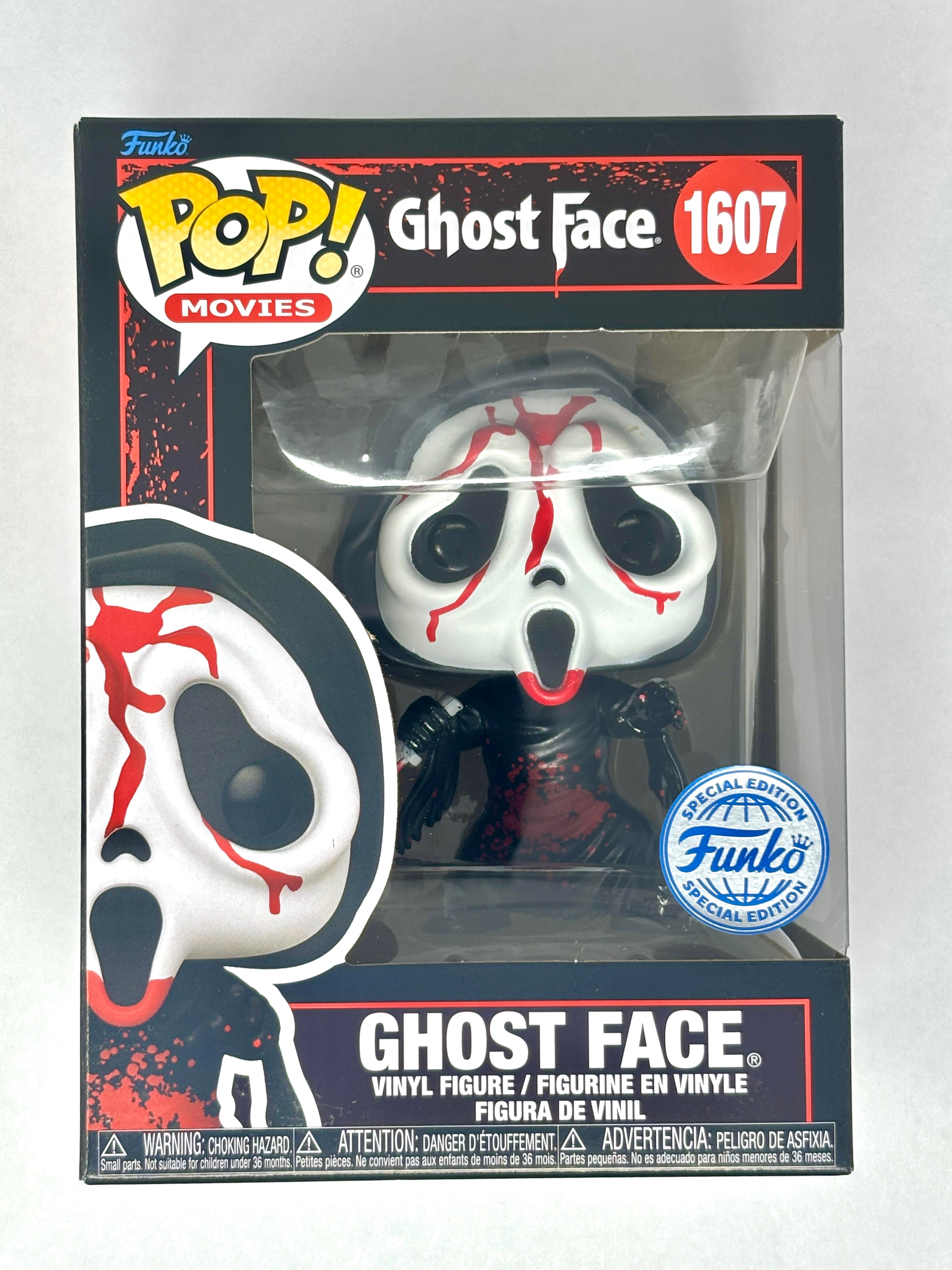Funko Pop Ghost Face #1607 – Scream (Bloody) w/ Protector