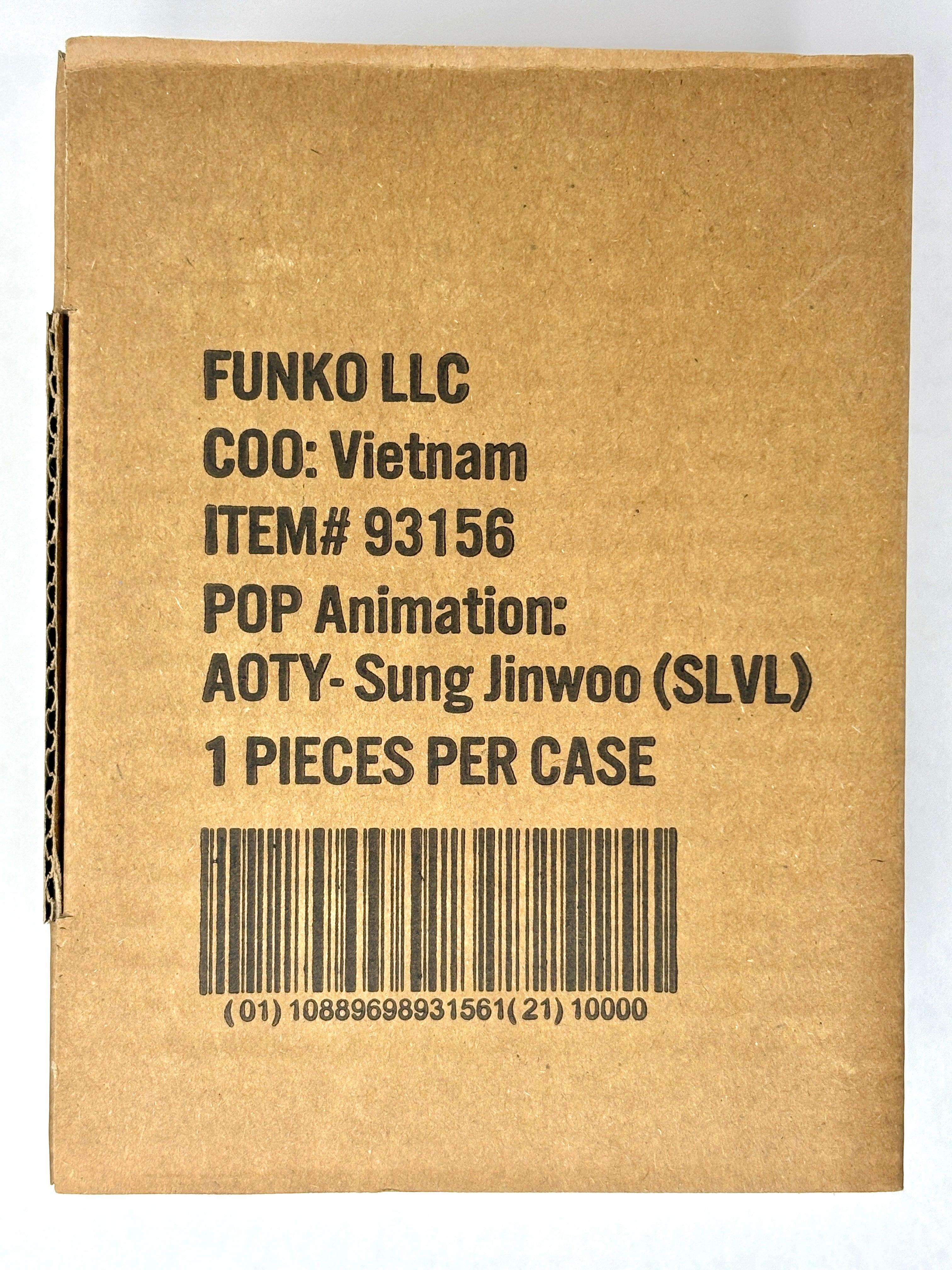 Funko Pop Sung Jinwoo Gold #1982 – Solo Leveling w/ Hard Stack Protector