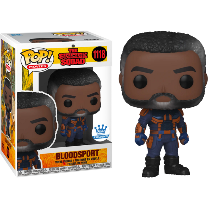 Funko Pop Bloodsport Unmasked #1118 vinyl figure
