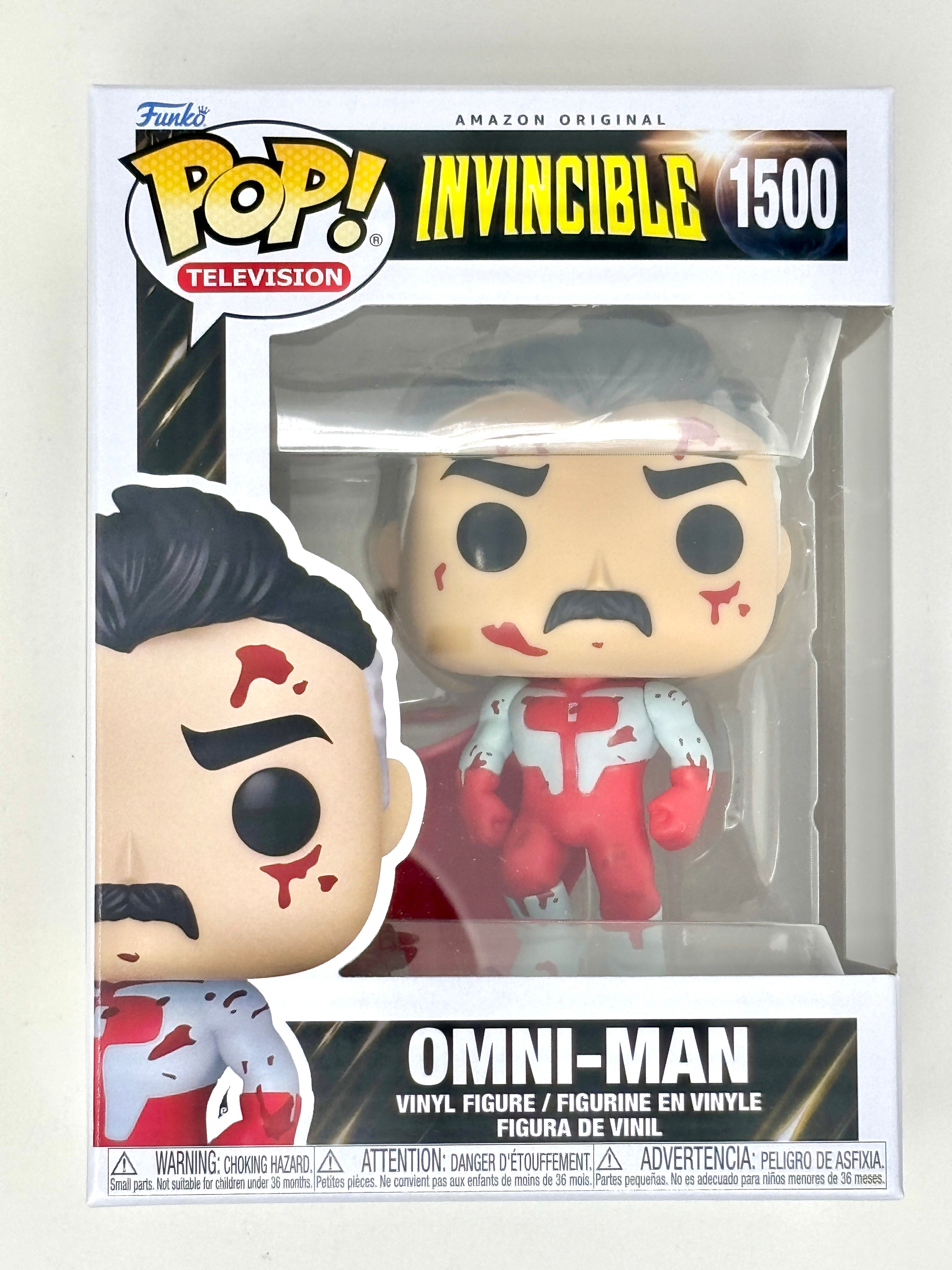 Funko Pop Omni-Man #1500 – Invincible (Bloody) w/ Protector