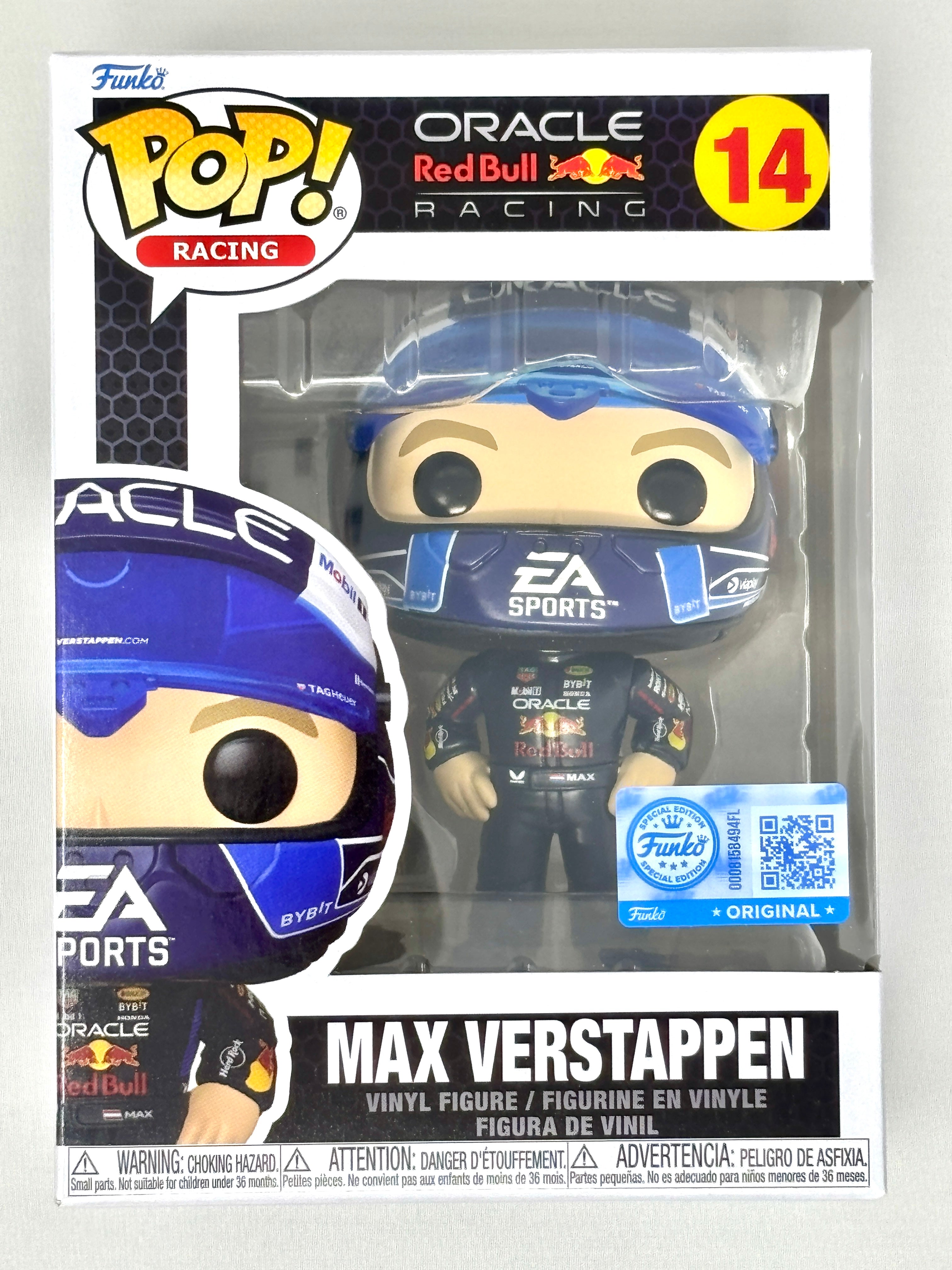 Funko Pop Max Verstappen USA Racing Helmet #14 – Formula 1 w/ Protector