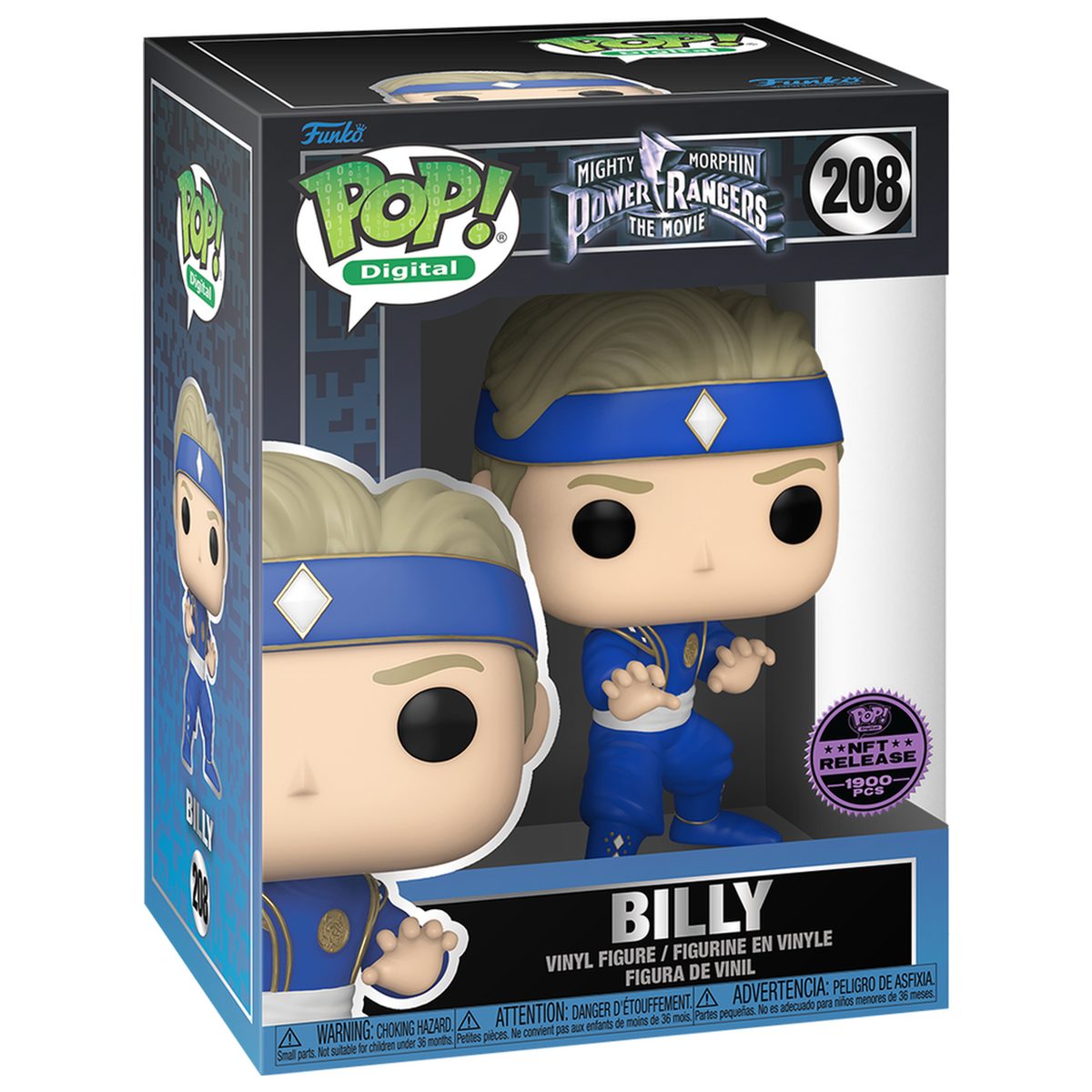 Funko Pop Billy Ninjetti #208 Power Rangers boxed
