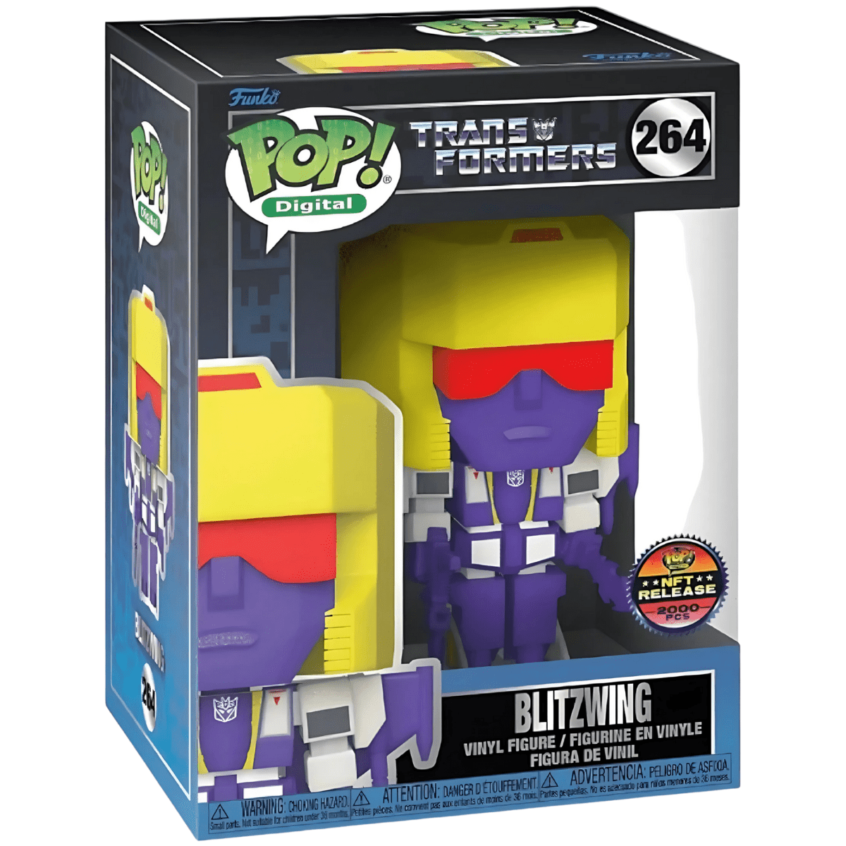 Blitzwing Funko Pop 264 – Transformers – 2000 PCS Funko Pop