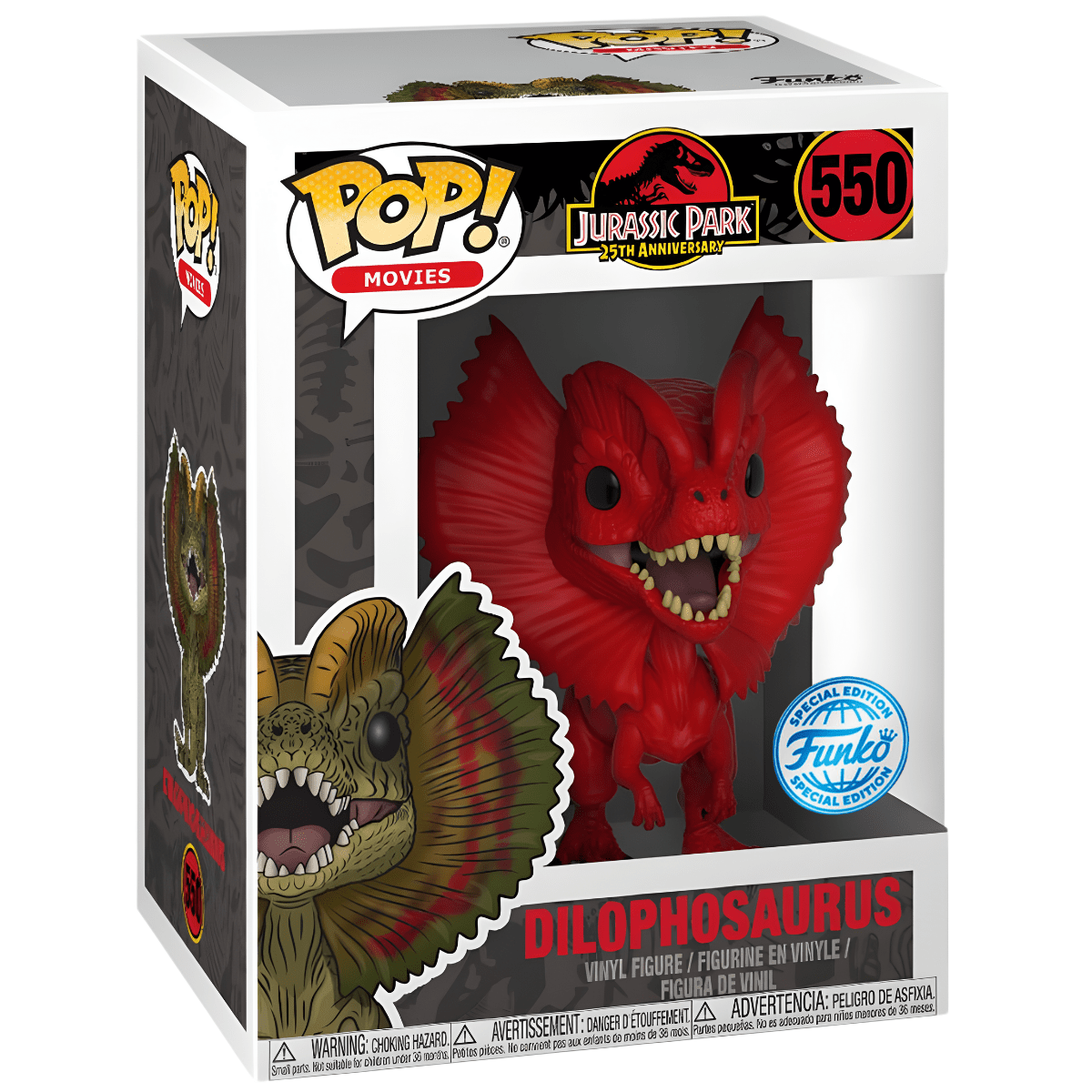 Dilophosaurus Funko Pop 550 – Jurassic Park Funko Pop