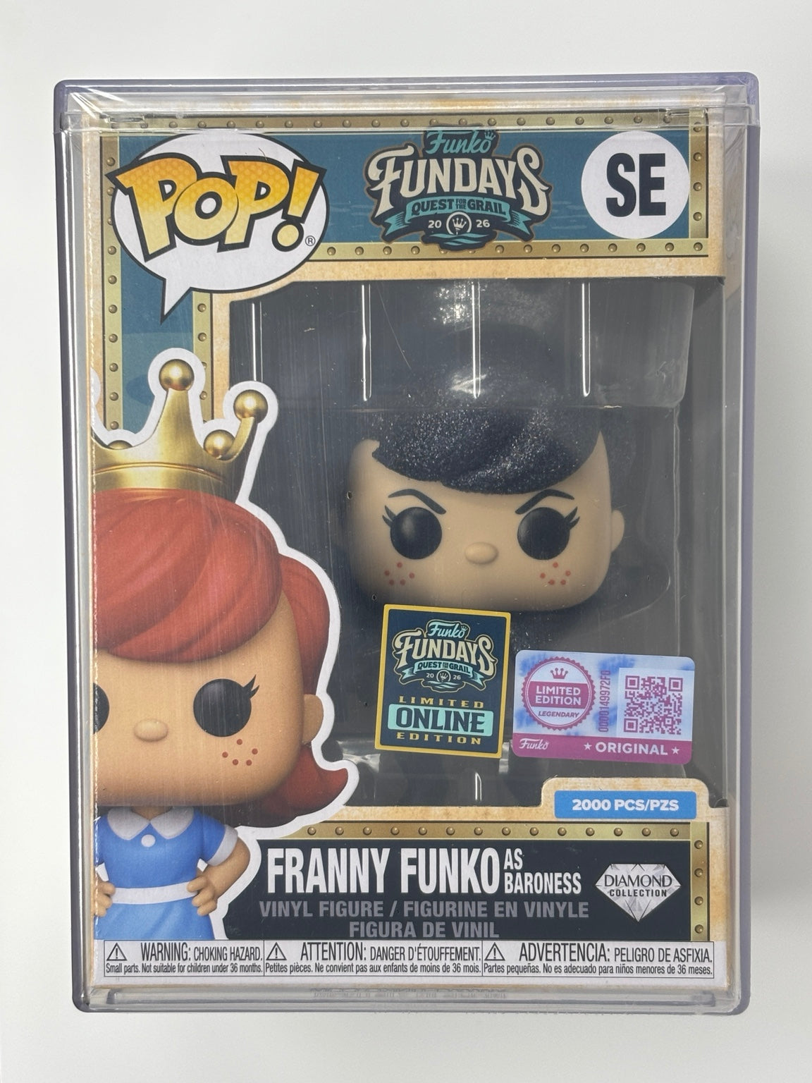 Franny Funko as Baroness Diamond Collection – front of box