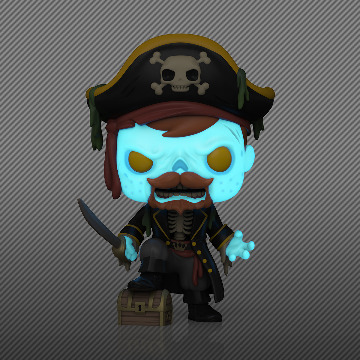 Funko Pop Freddy Funko as Zombie Pirate Glow #226 glow in the dark