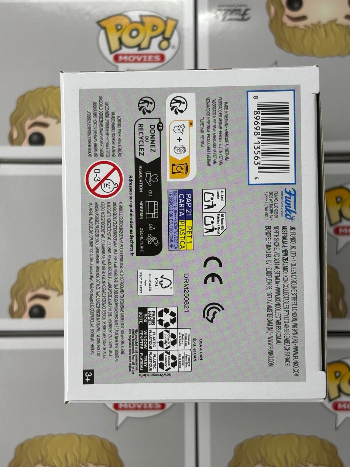 Merry Brandybuck #528 – Rock Box Toys warehouse photo of bottom of box