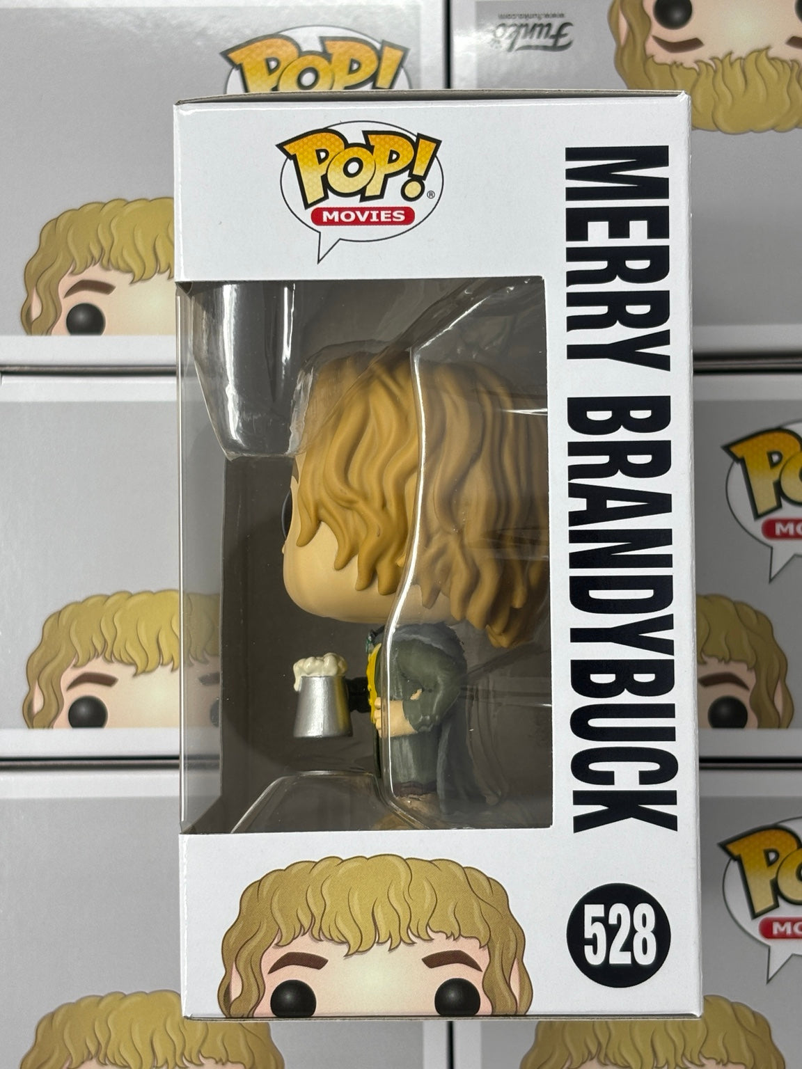 Merry Brandybuck #528 – Rock Box Toys warehouse photo of window side of box