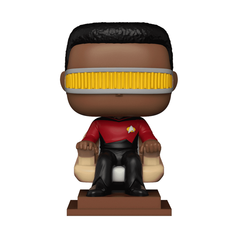 Funko Pop Geordi La Forge Captain's Chair #1409 – Star Trek vinyl figure