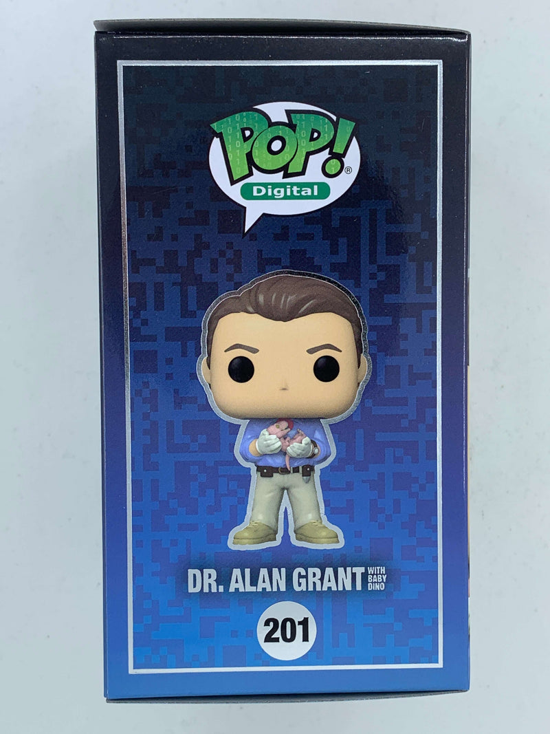 Dr Alan Grant Baby Dino Jurassic Park Digital Funko Pop! 201 with Limited Edition of 1900 Pieces