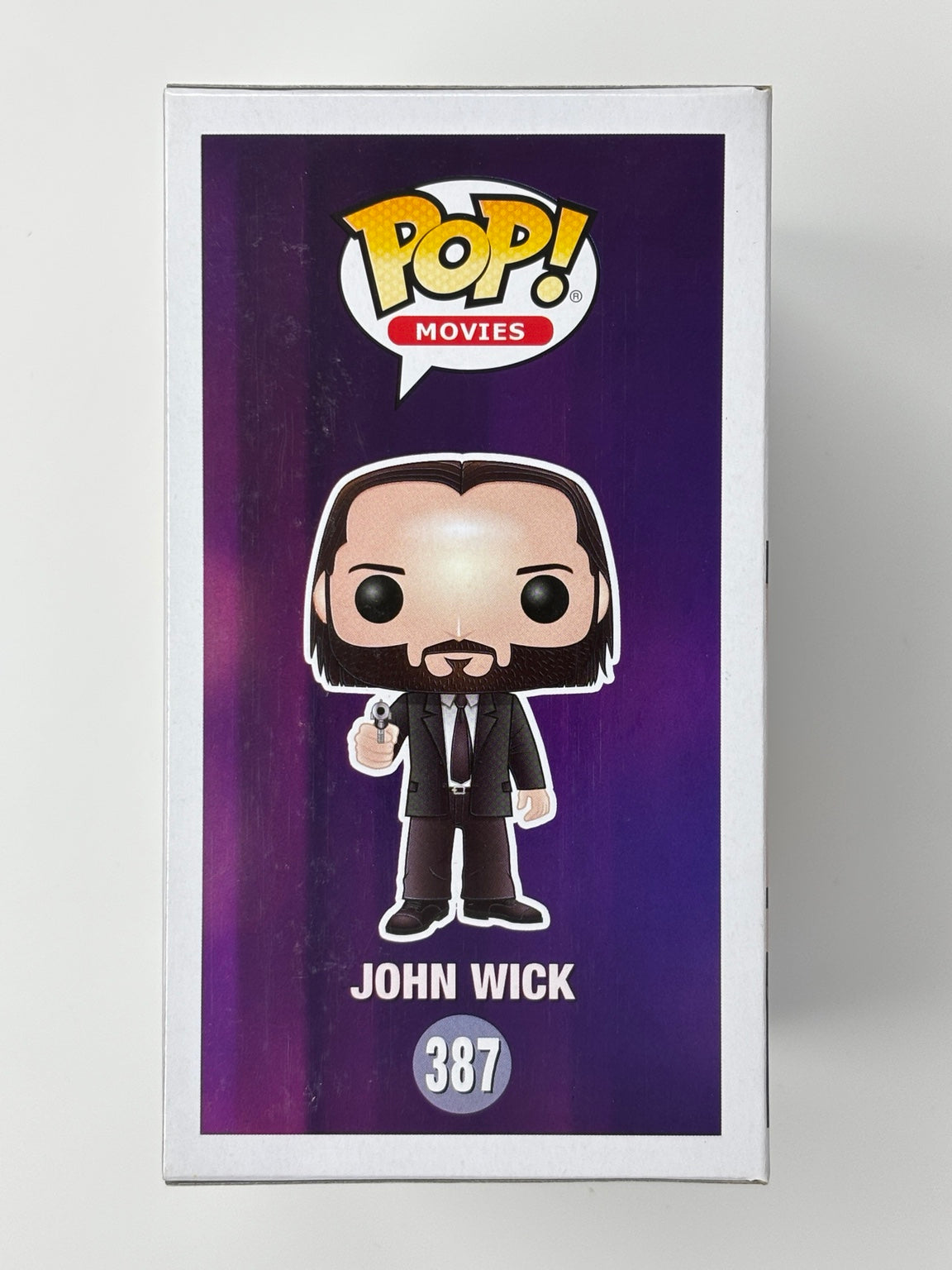 John Wick Bloody Chase #387 actual item – illustrated side of box
