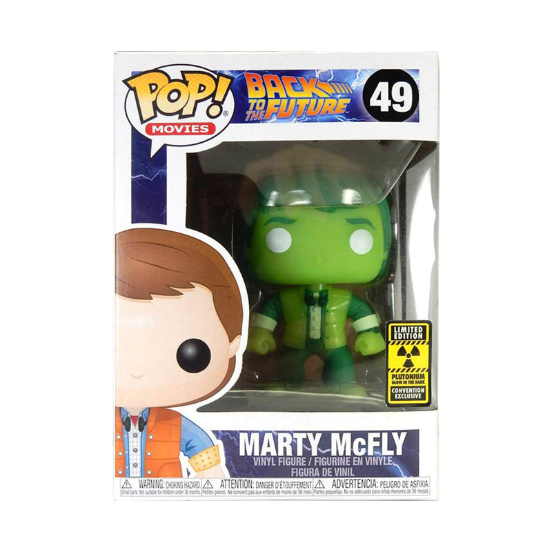 Funko Pop Marty McFly Plutonium Glow #49 figure