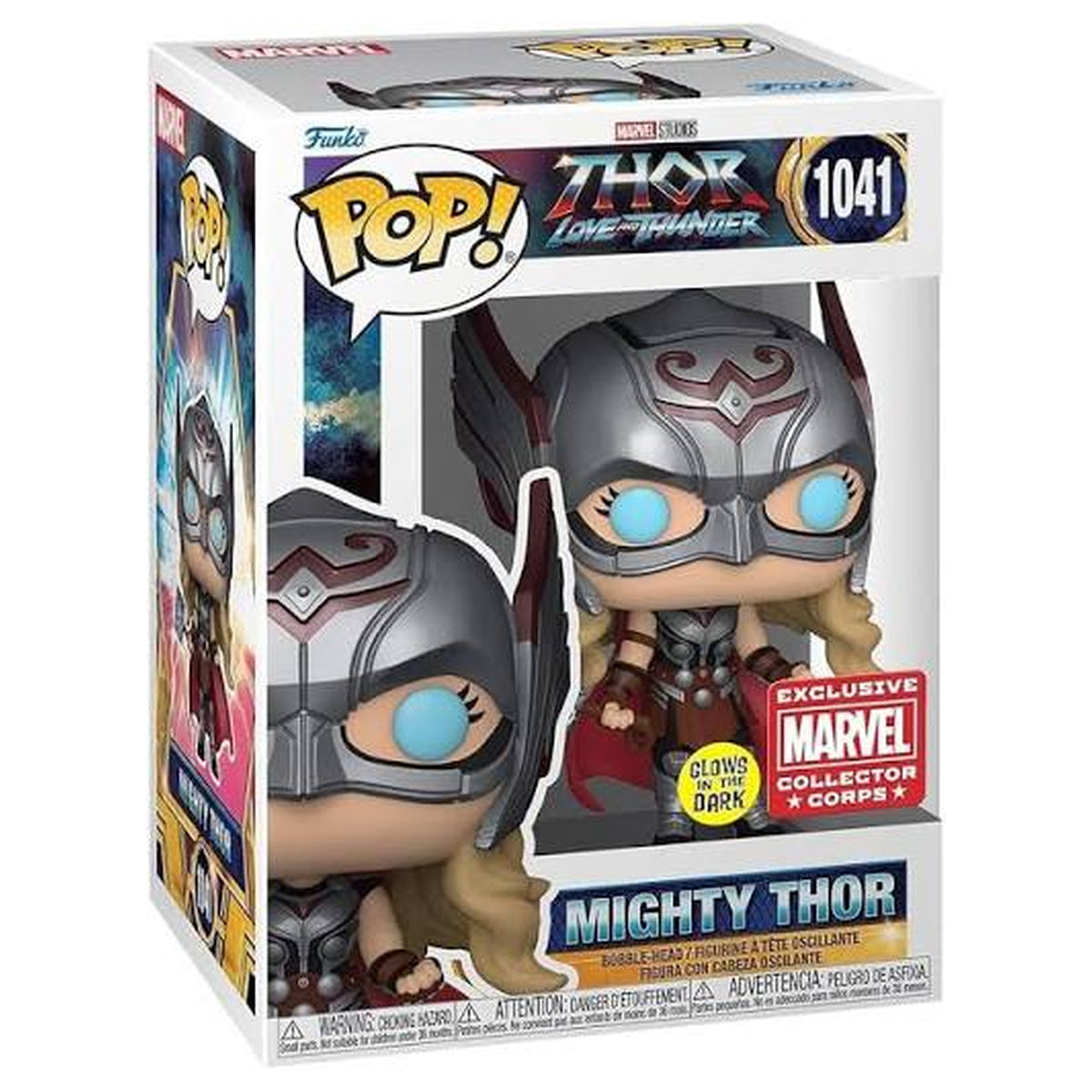 Funko Pop Mighty Thor Glow in the Dark #1041 boxed