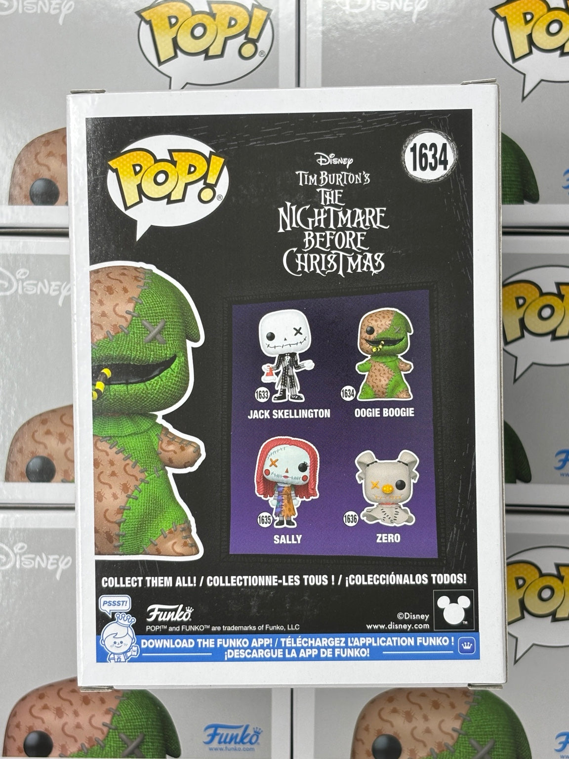 Oogie Boogie Patchwork #1634 – back of box