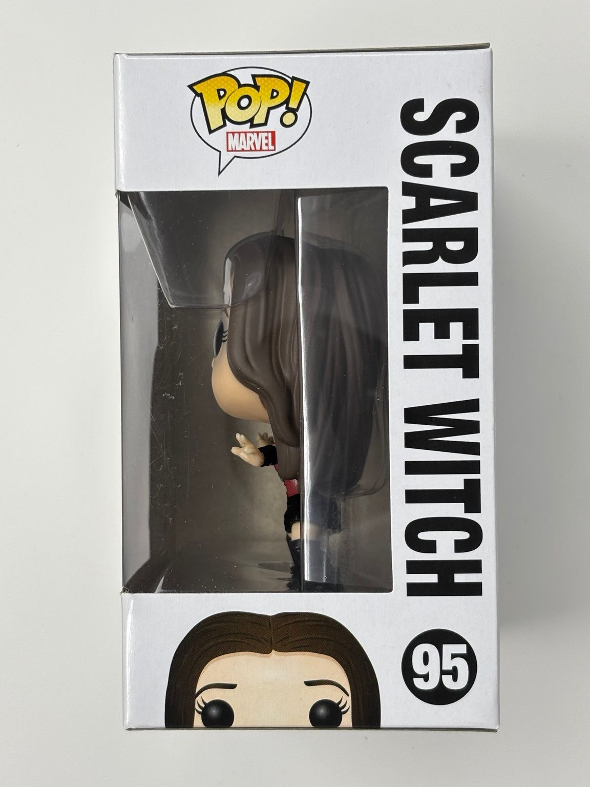Scarlet Witch #95 actual box window side