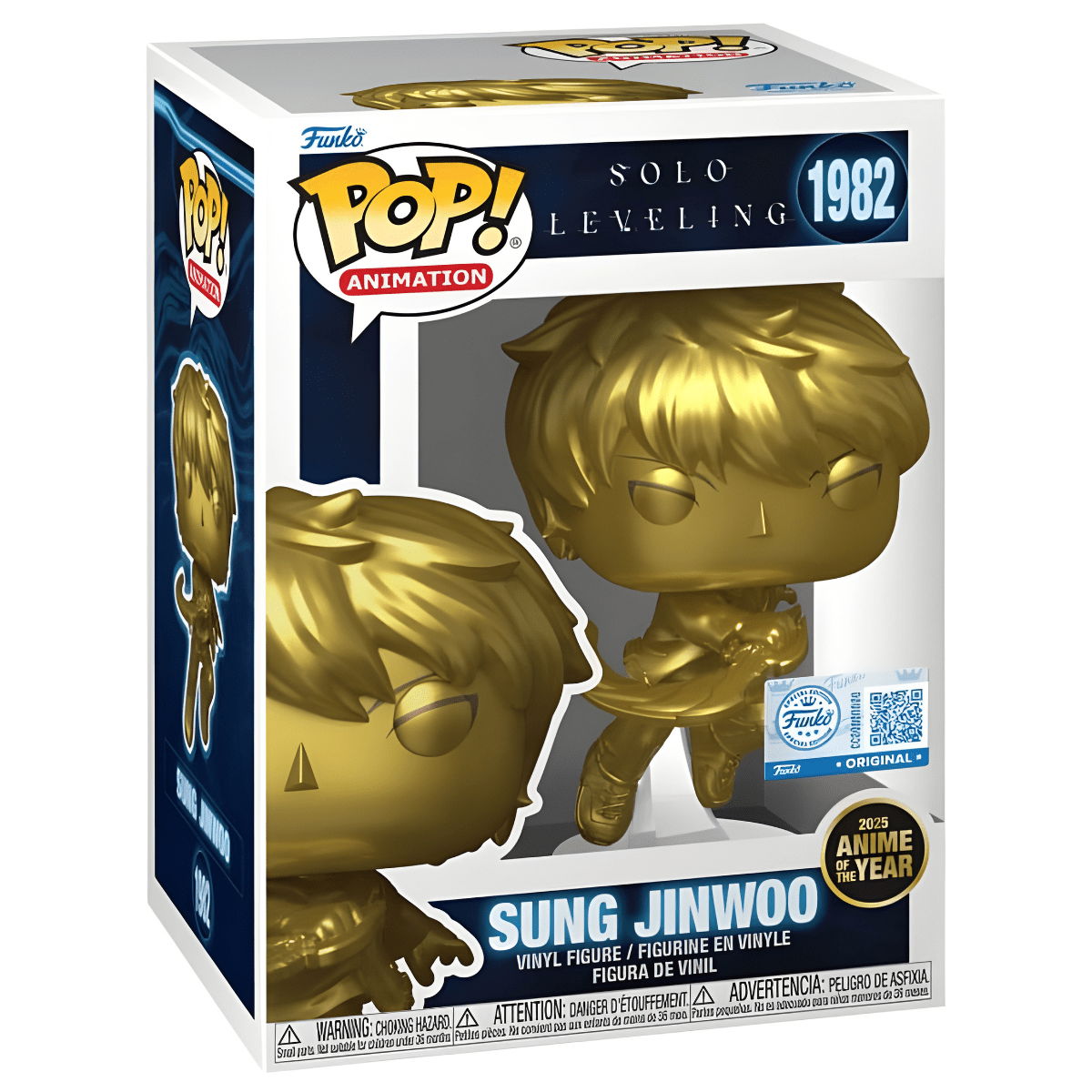 Sung Jinwoo Gold Funko Pop 1982 – Solo Leveling Funko Pop