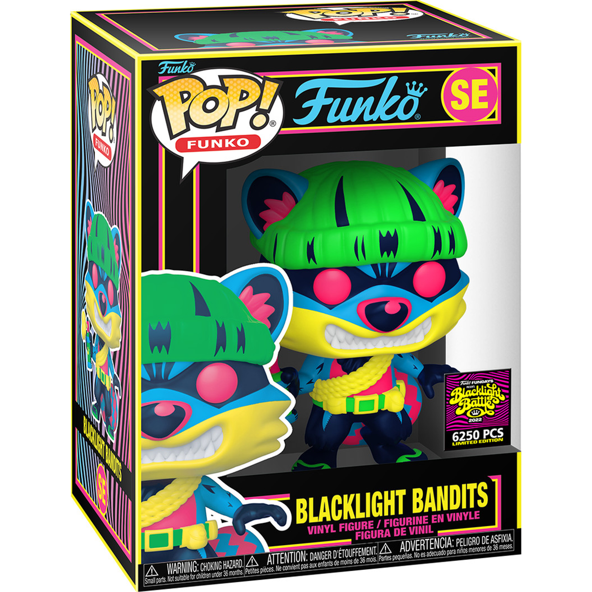 Blacklight Bandits #SE – 6250-piece edition boxed stock render