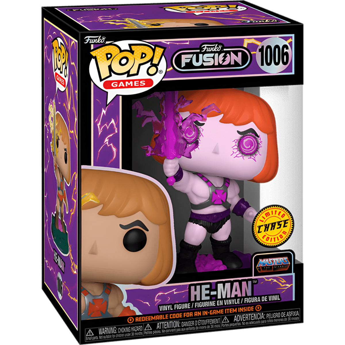 Funko Pop He-Man #1006 Chase boxed