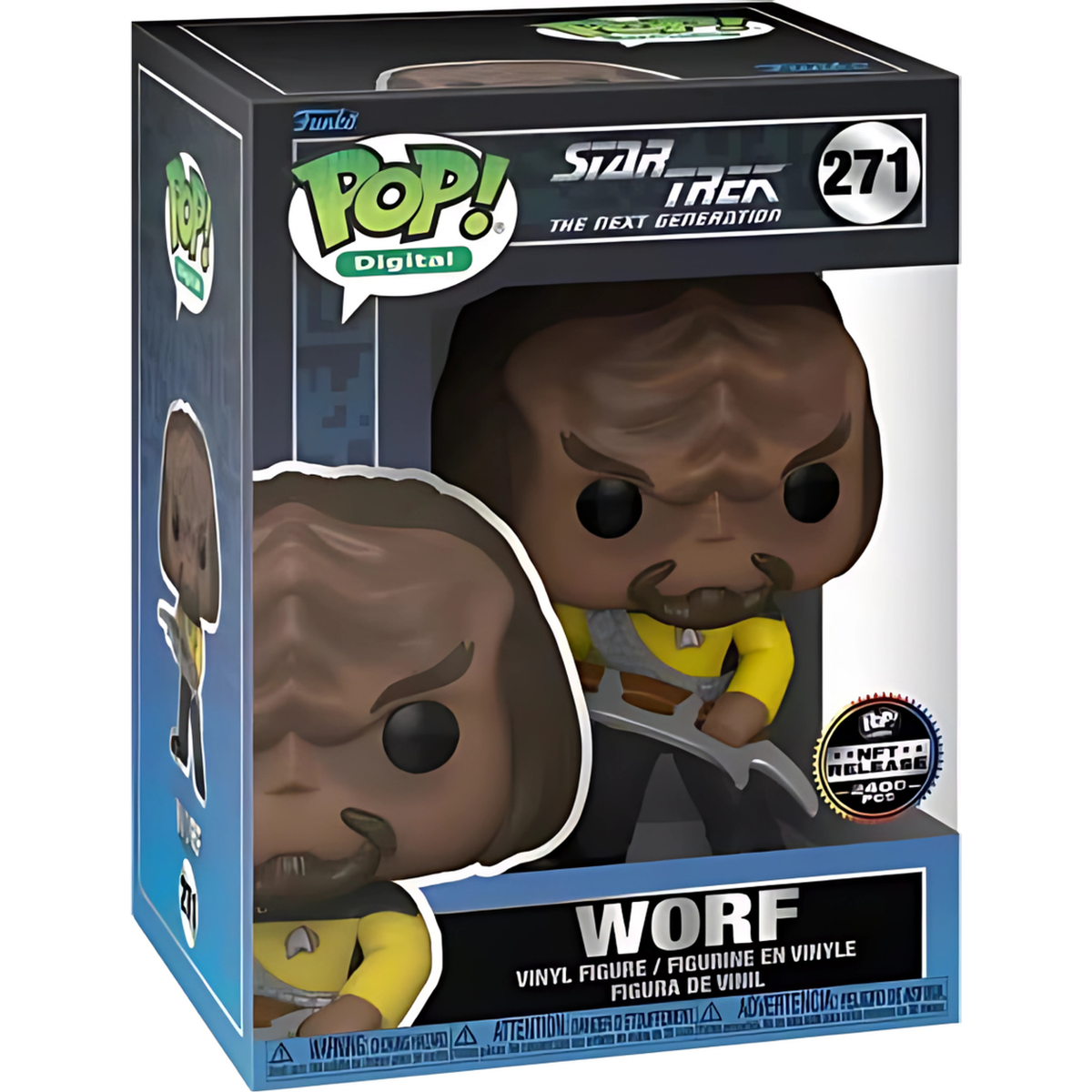 Funko Pop Worf #271 – Star Trek 2400 PCS boxed