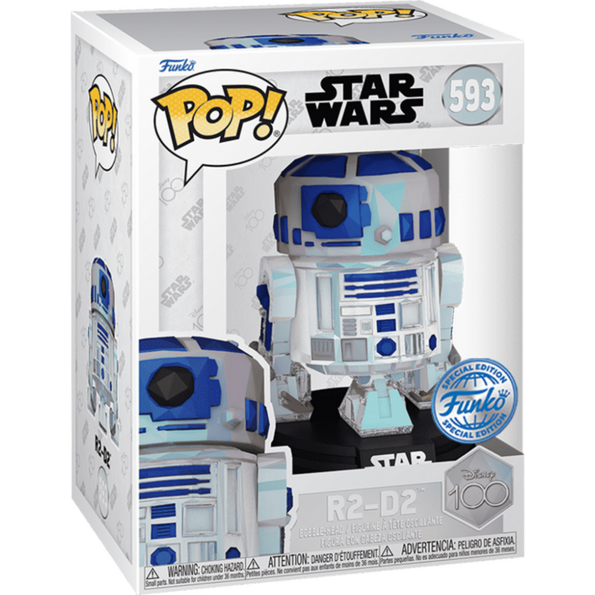 Funko Pop R2-D2 Facet #593 Special Edition boxed