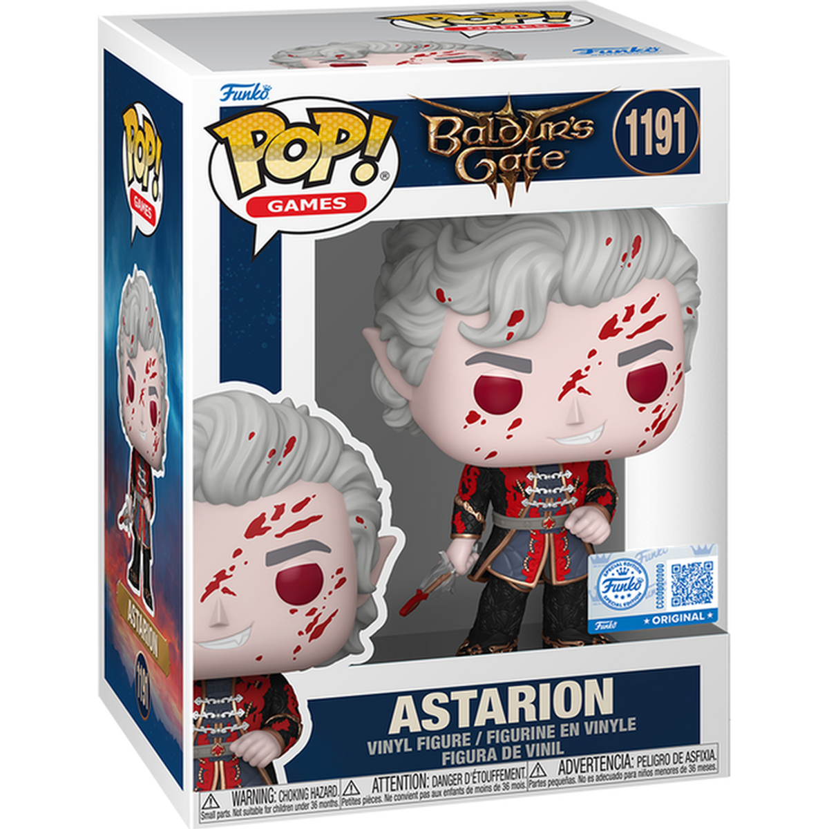 Funko Pop Astarion Bloody #1191 boxed