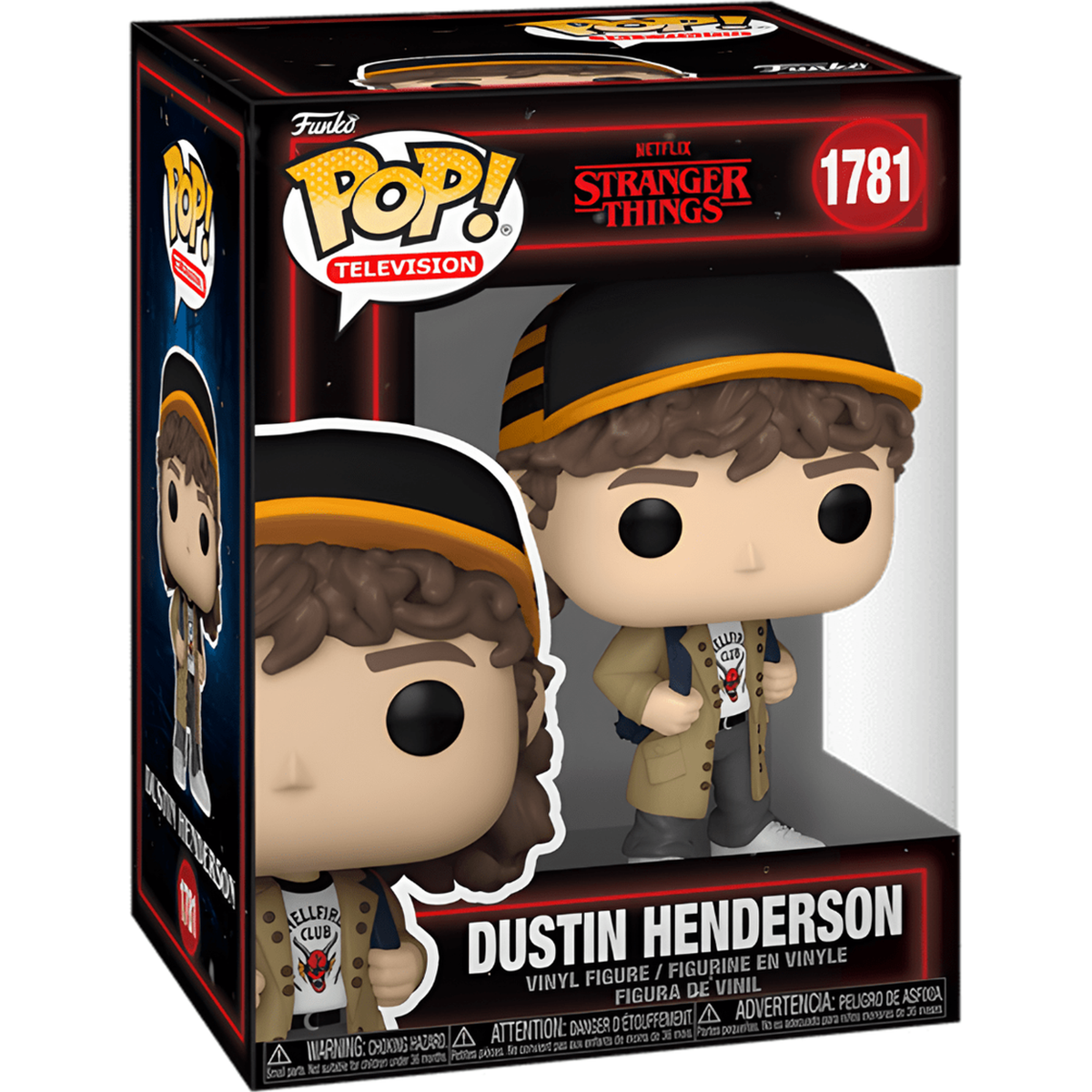 Funko Pop Dustin Henderson #1781 boxed