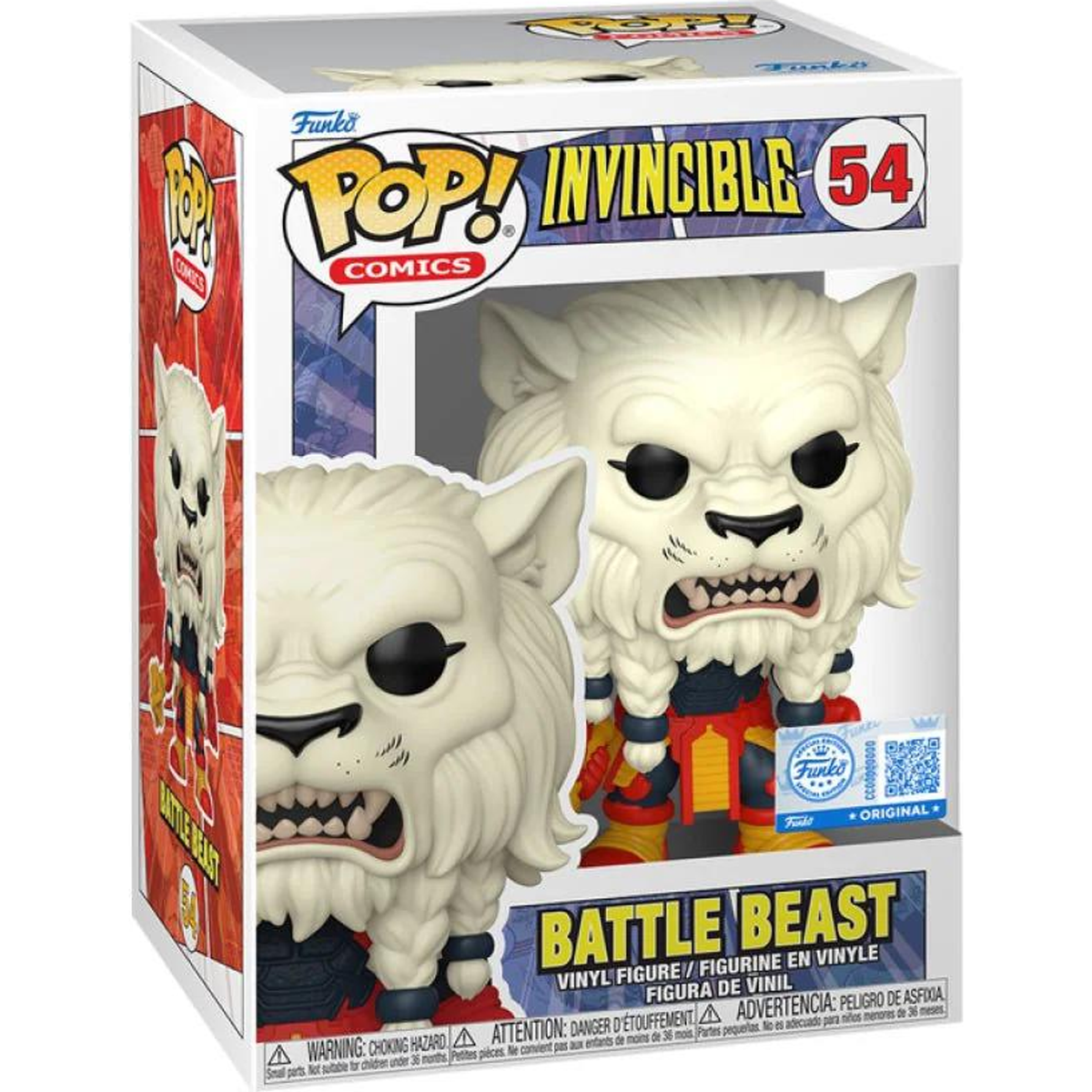 Funko Pop Battle Beast #54 boxed