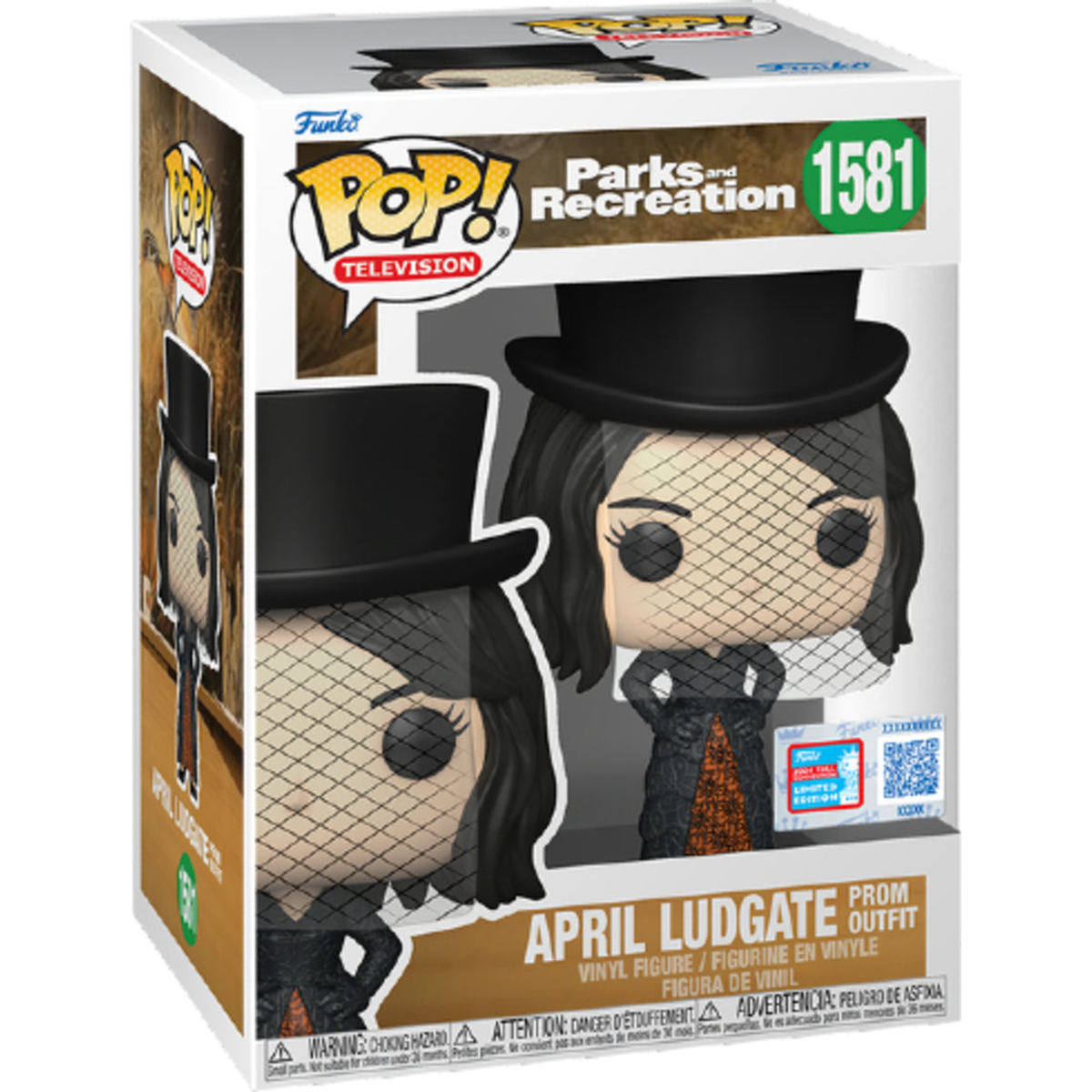 Funko Pop April Ludgate Prom Outfit #1581 boxed