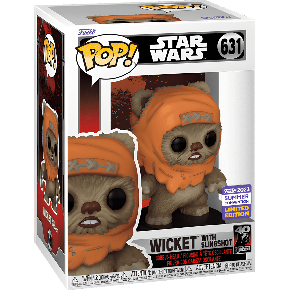 Funko Pop Wicket with Slingshot #631 boxed
