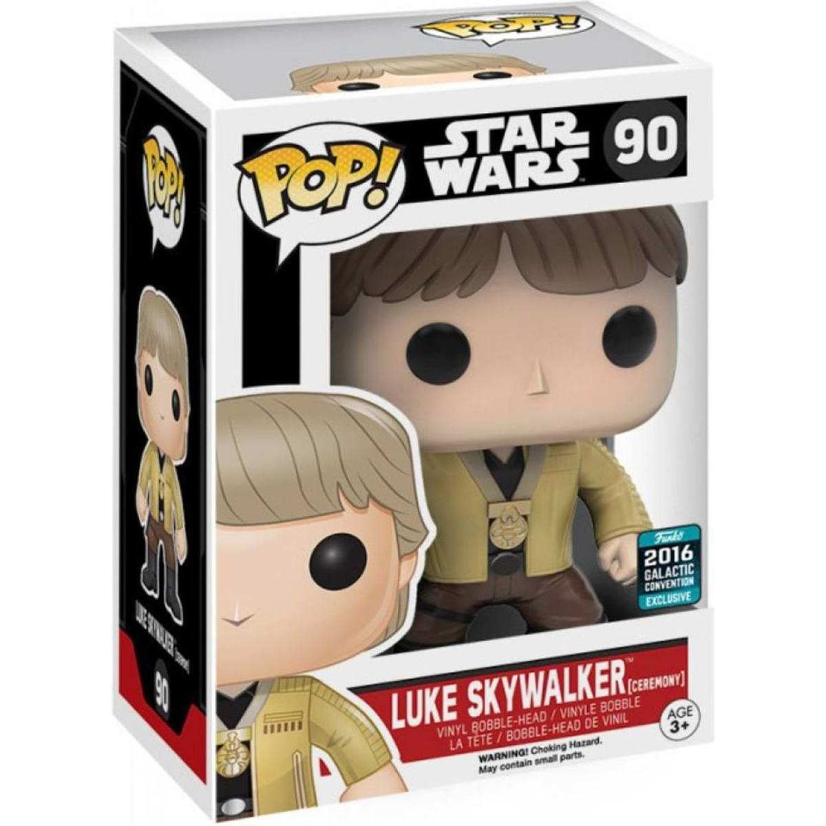 Funko Pop Luke Skywalker Ceremony #90 boxed