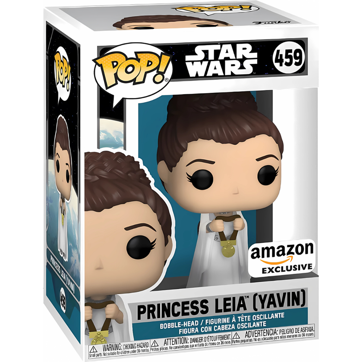 Funko Pop Princess Leia Yavin #459 boxed