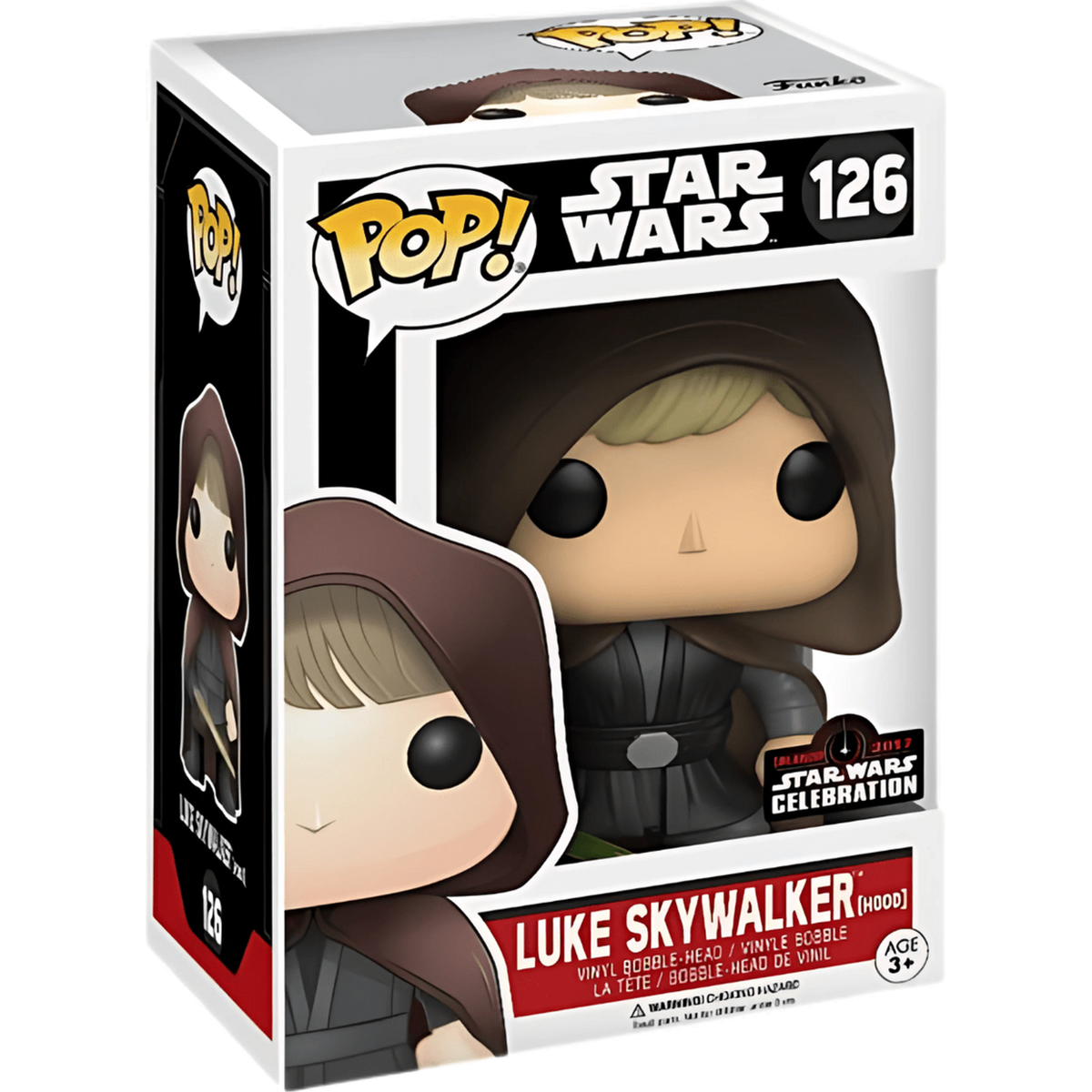 Funko Pop Luke Skywalker #126 boxed