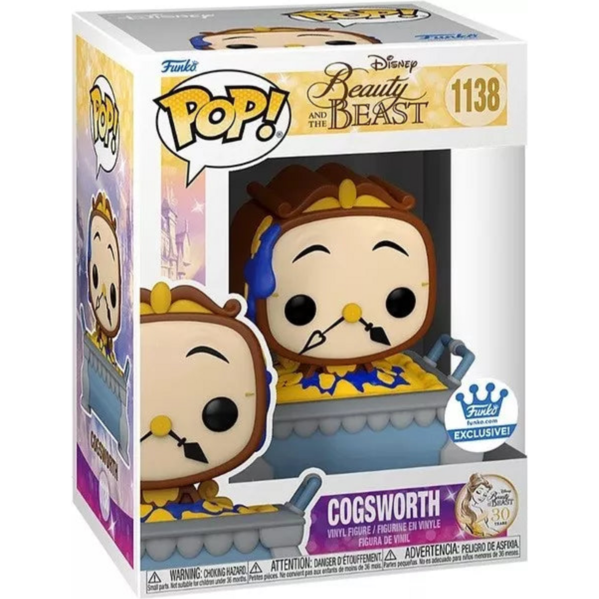 Funko Pop Cogsworth Pie and Pudding #1138 boxed