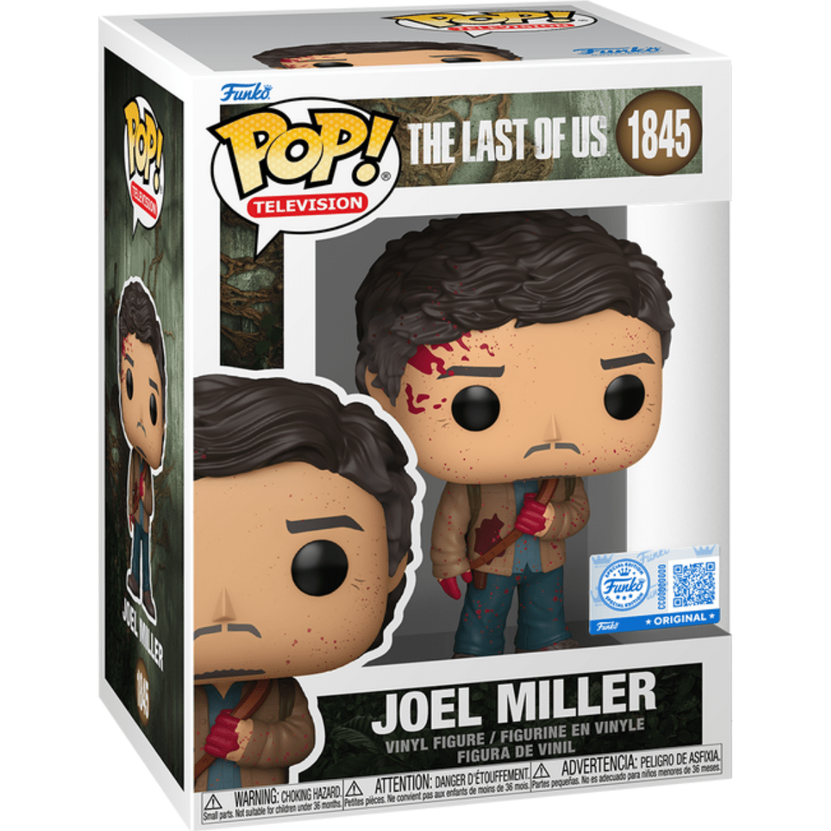 Funko Pop Joel Miller #1845 Bloody boxed