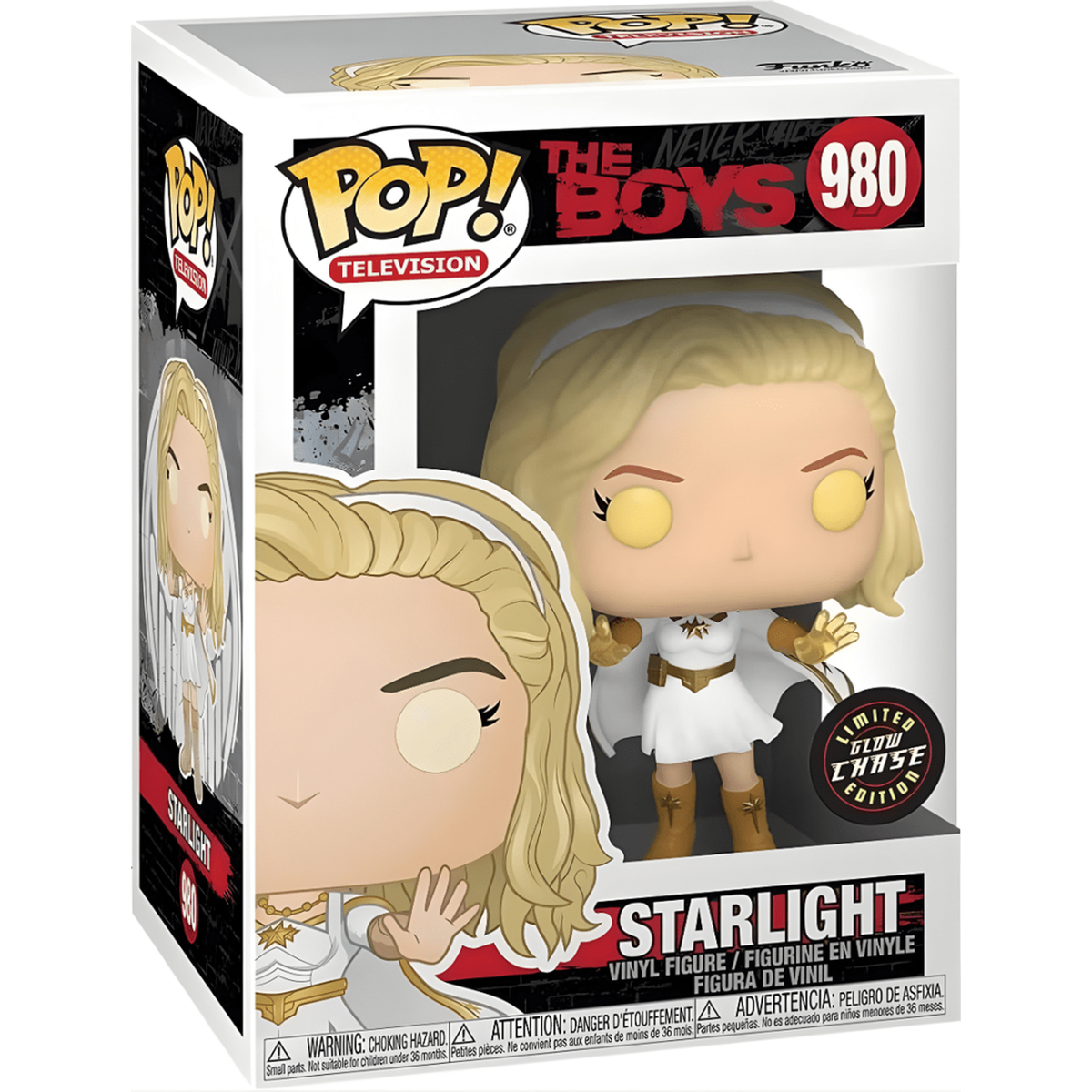 Funko Pop Starlight Glow in the Dark Chase #980 from The Boys, boxed