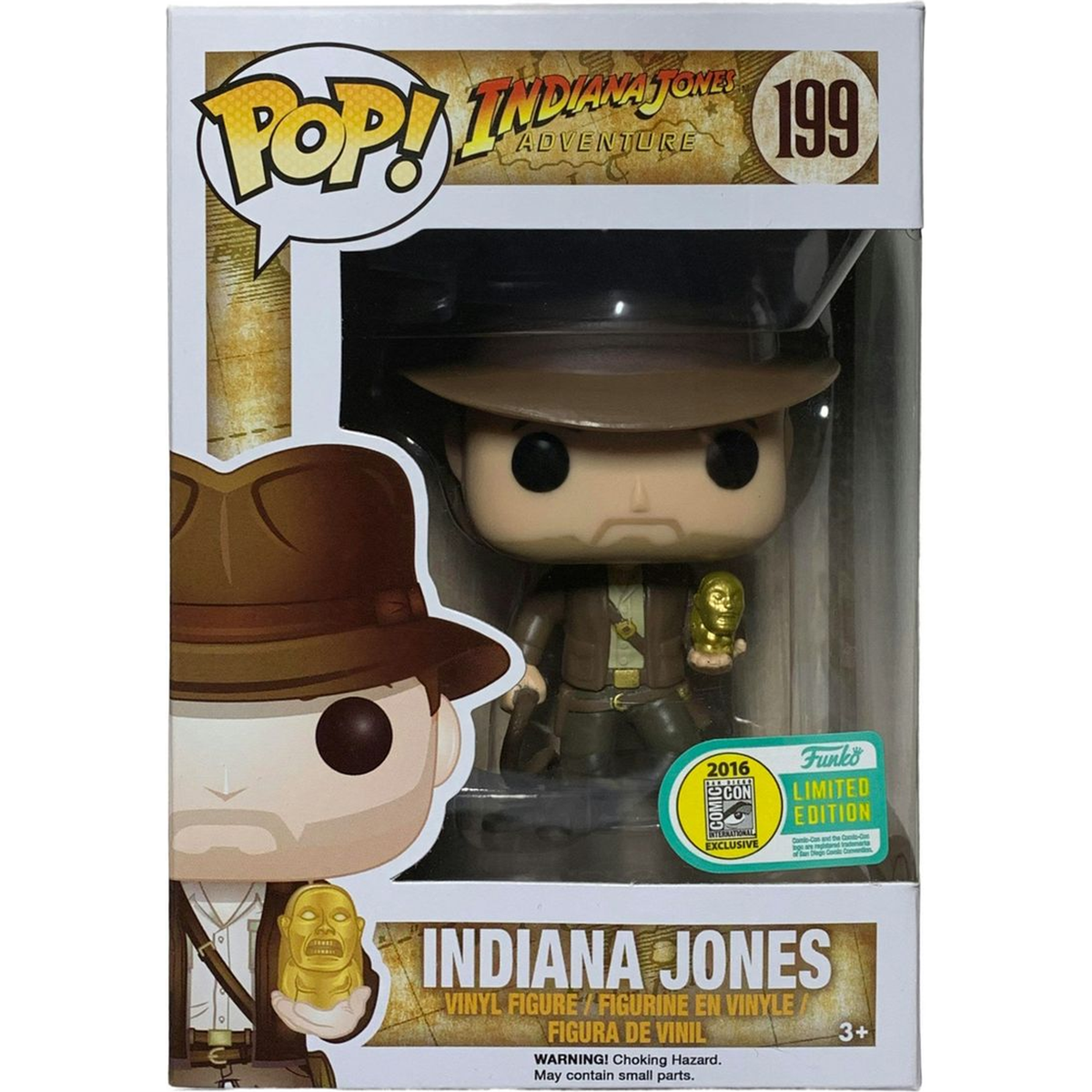 Funko Pop Indiana Jones with Idol #199 boxed