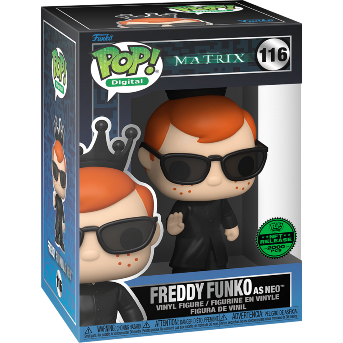 Funko Pop Freddy Funko as Neo #116 boxed