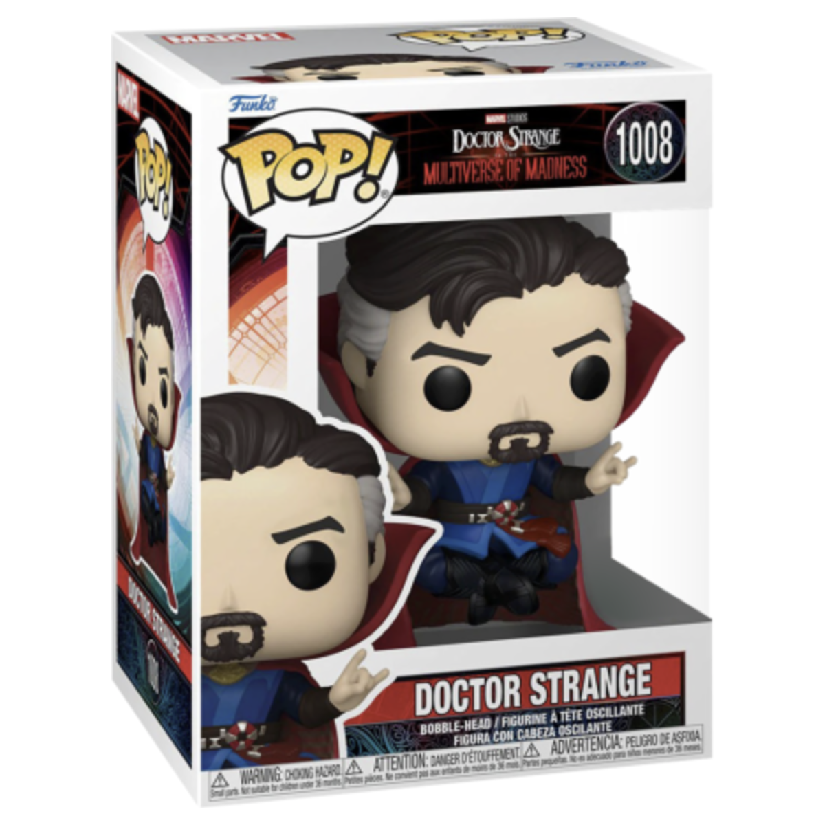 Funko Pop Doctor Strange Levitating #1008 boxed