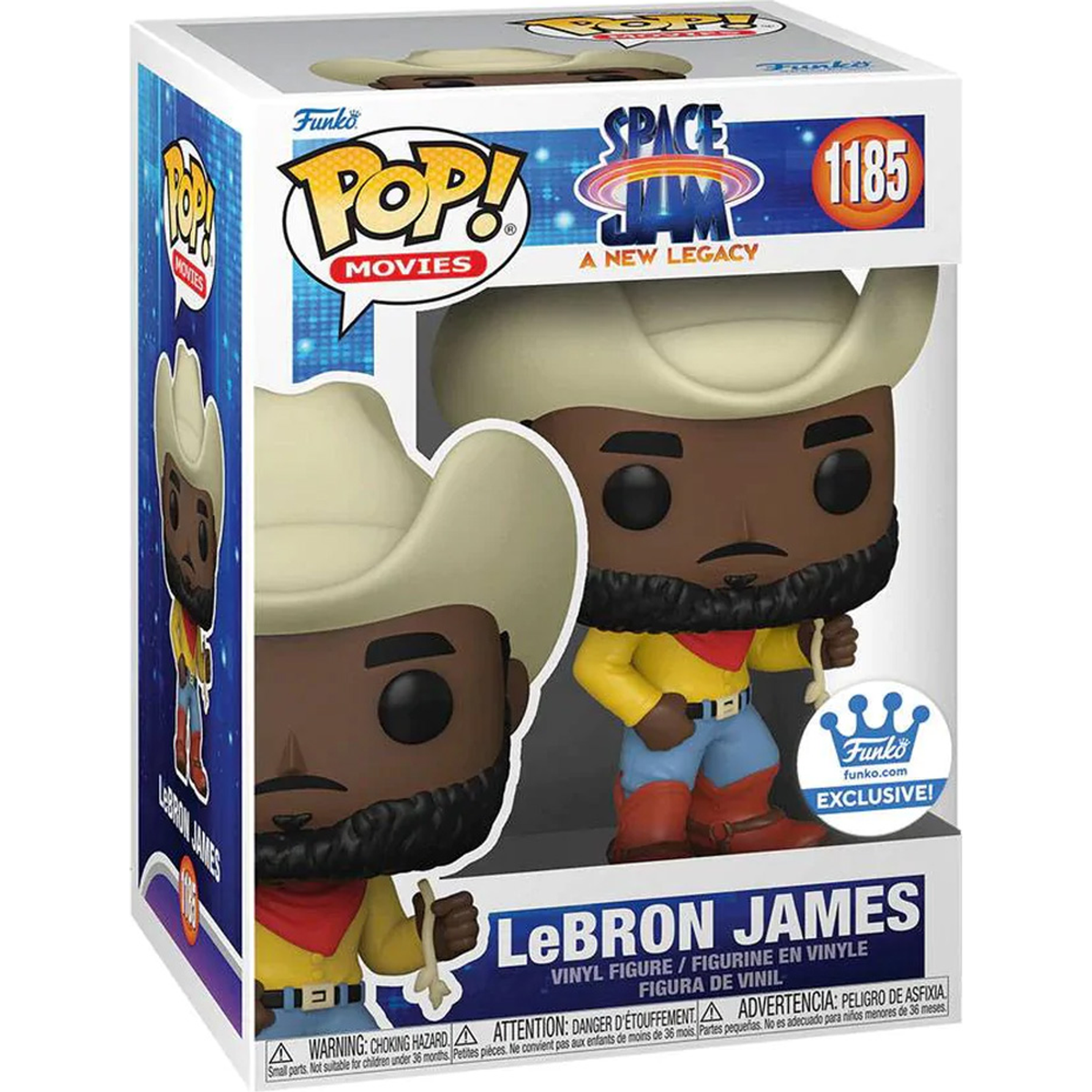 Funko Pop LeBron James Cowboy #1185 boxed
