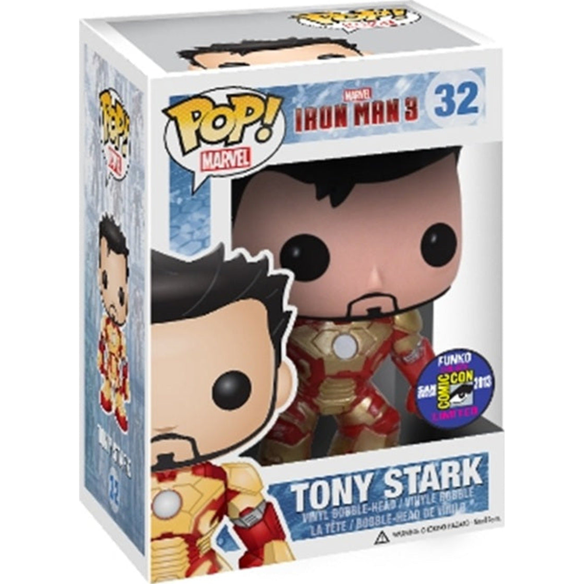 Funko Pop Tony Stark Unmasked #32 boxed