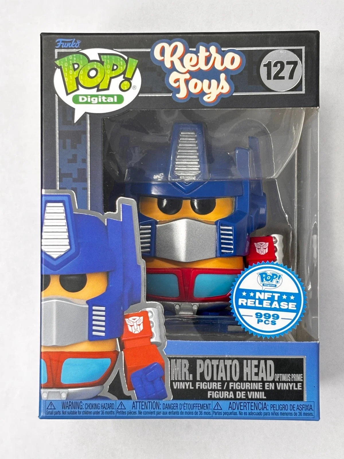 Funko Pop Mr. Potato Head Optimus Prime #127 real item front photo