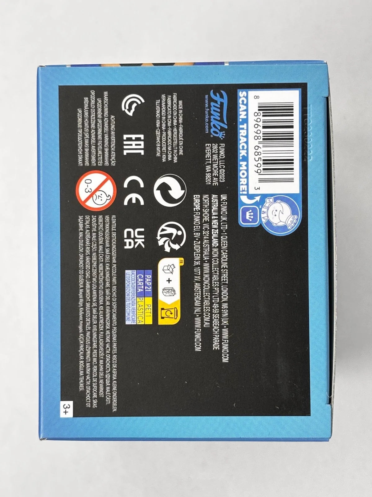 Funko Pop Mr. Potato Head Optimus Prime #127 barcode rear photo