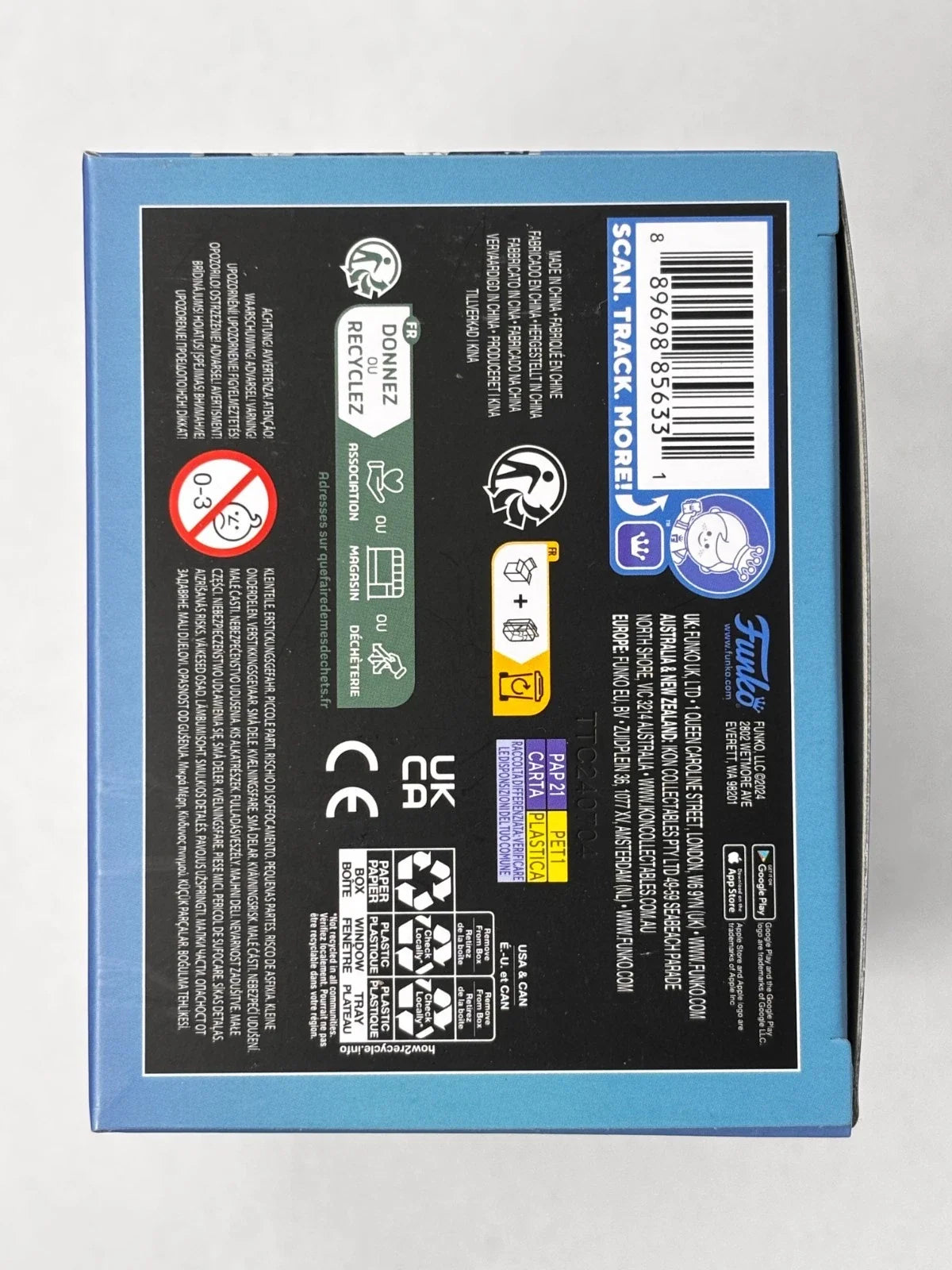 Funko Pop The Ferryman #293 barcode rear photo