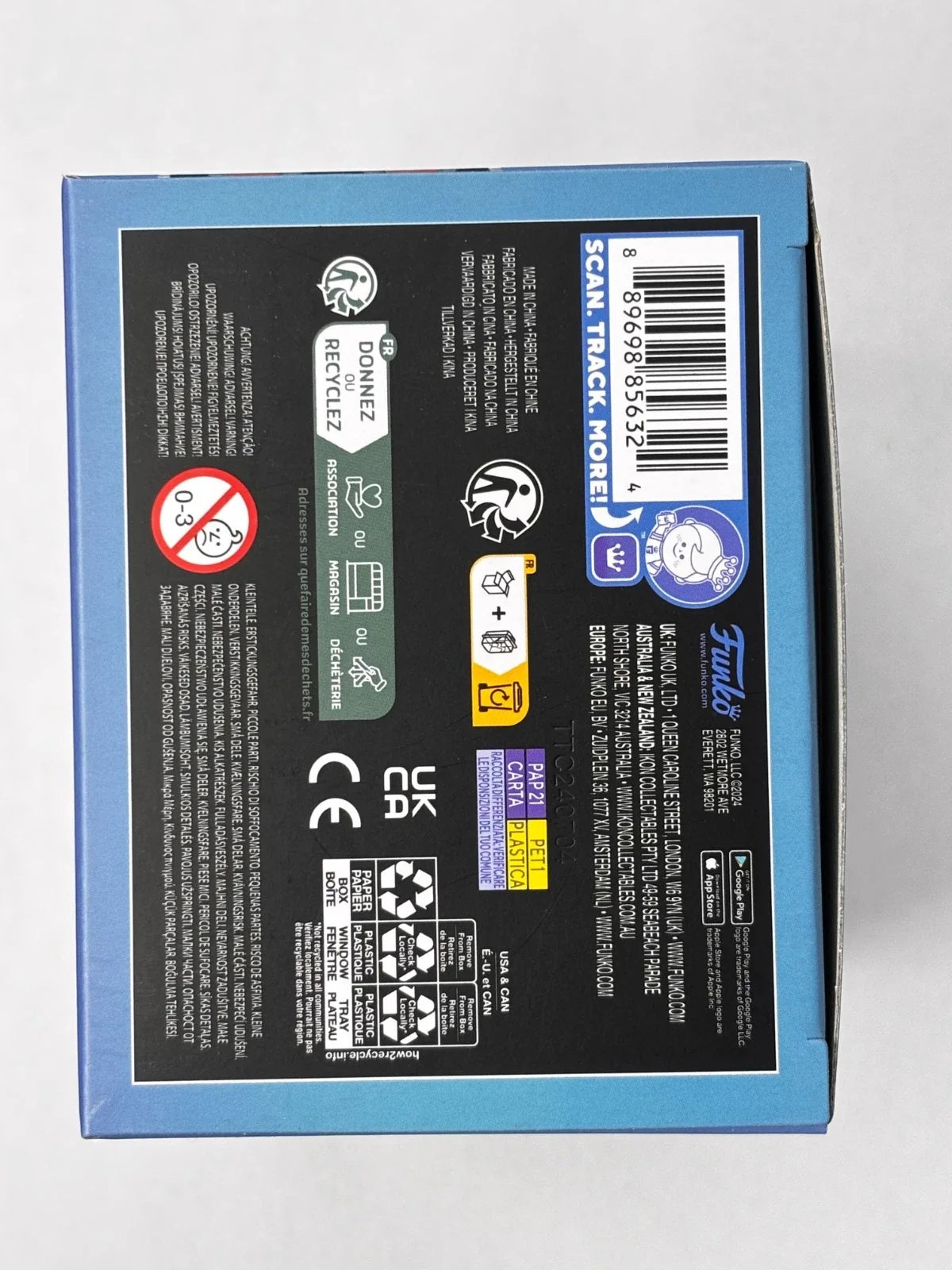 Funko Pop Black Shuck #290 barcode rear photo