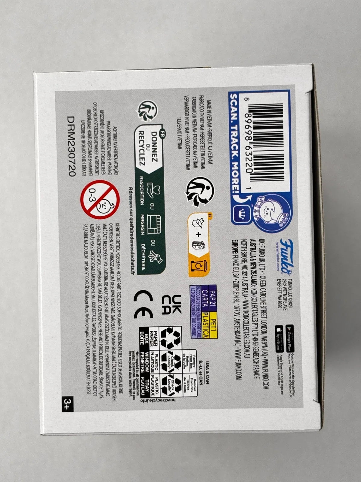 Funko Pop Armored Chopper #1131 Metallic Chase barcode rear photo
