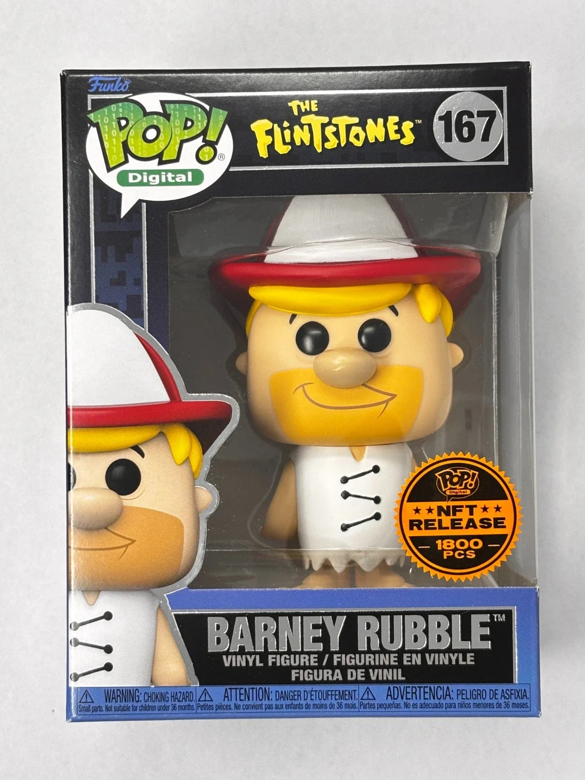 Funko Pop Barney Rubble #167 real item front photo