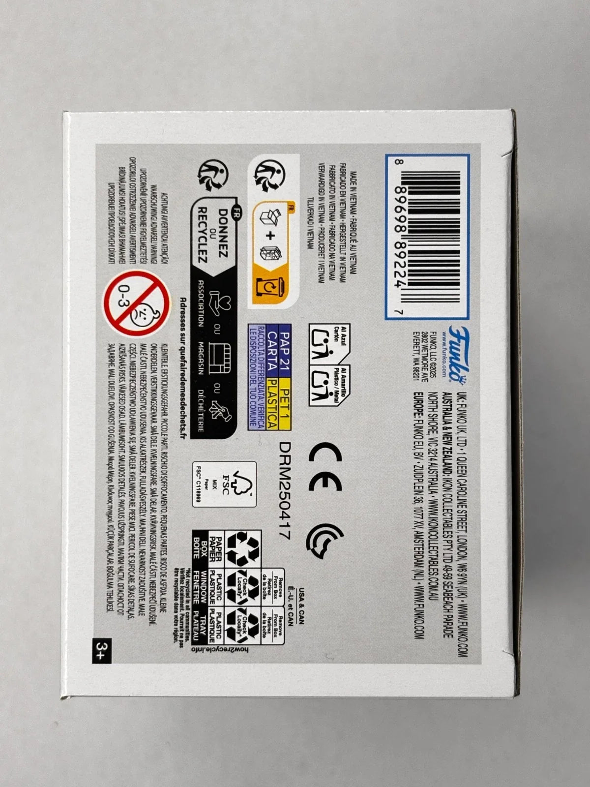 Funko Pop Freddy Funko Leonardo #SE barcode rear photo