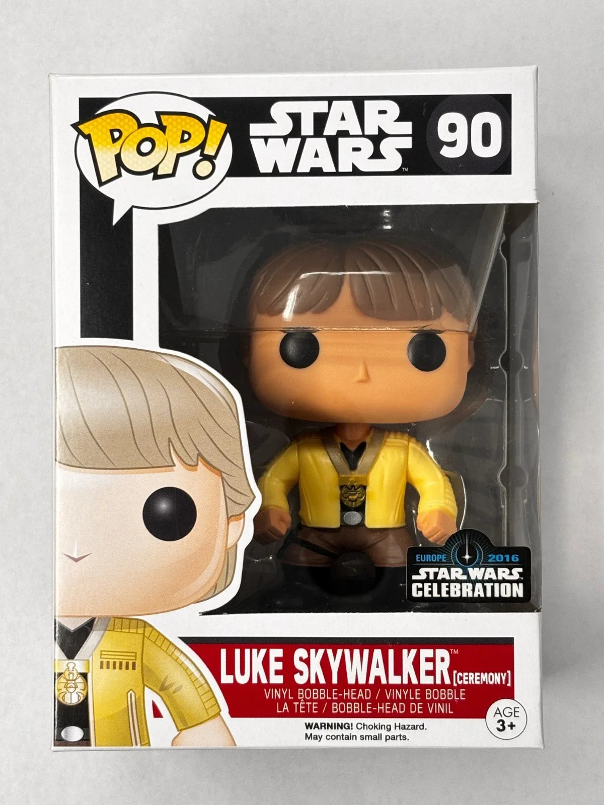 Funko Pop Luke Skywalker #90 real item front photo