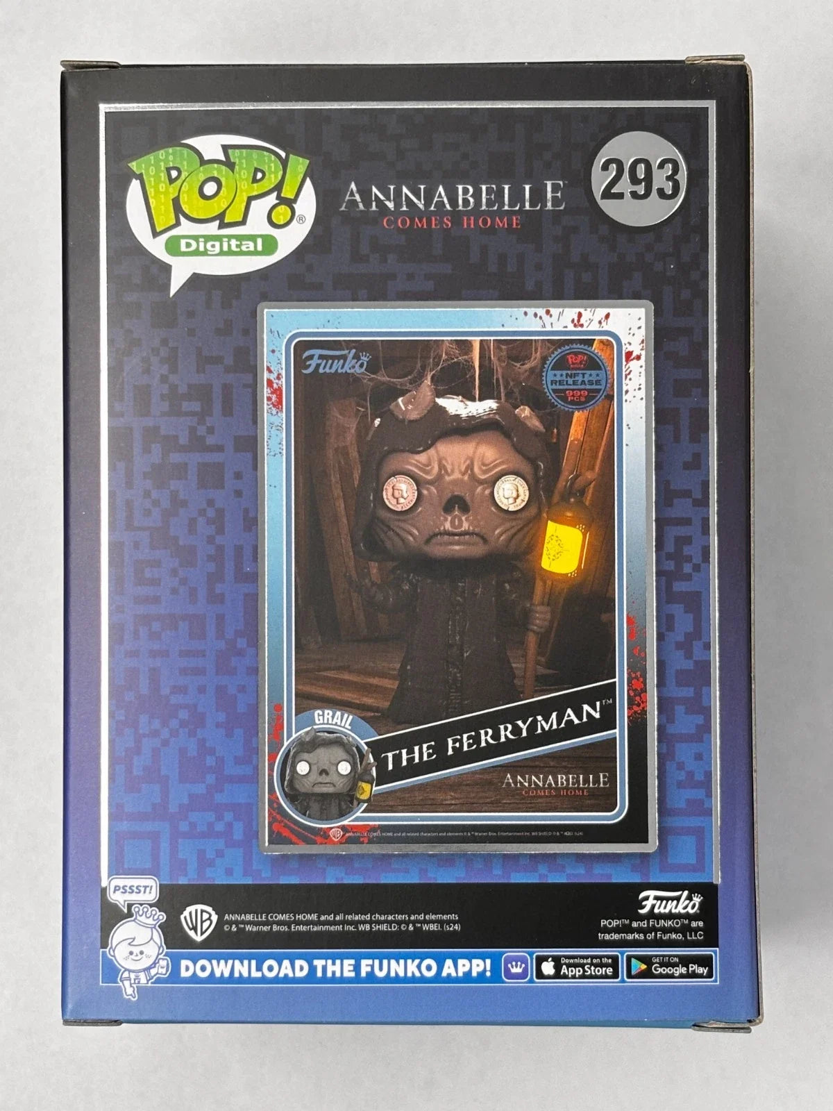 Funko Pop The Ferryman #293 real item back panel photo