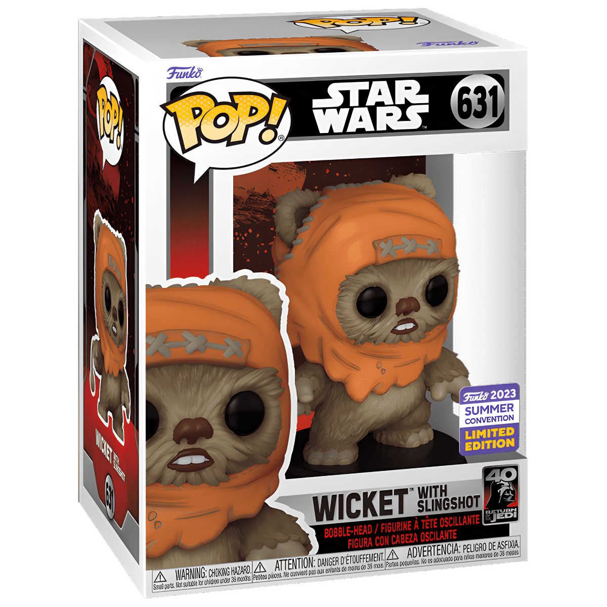 Wicket with Slingshot Funko Pop 631 – Star Wars Funko Pop